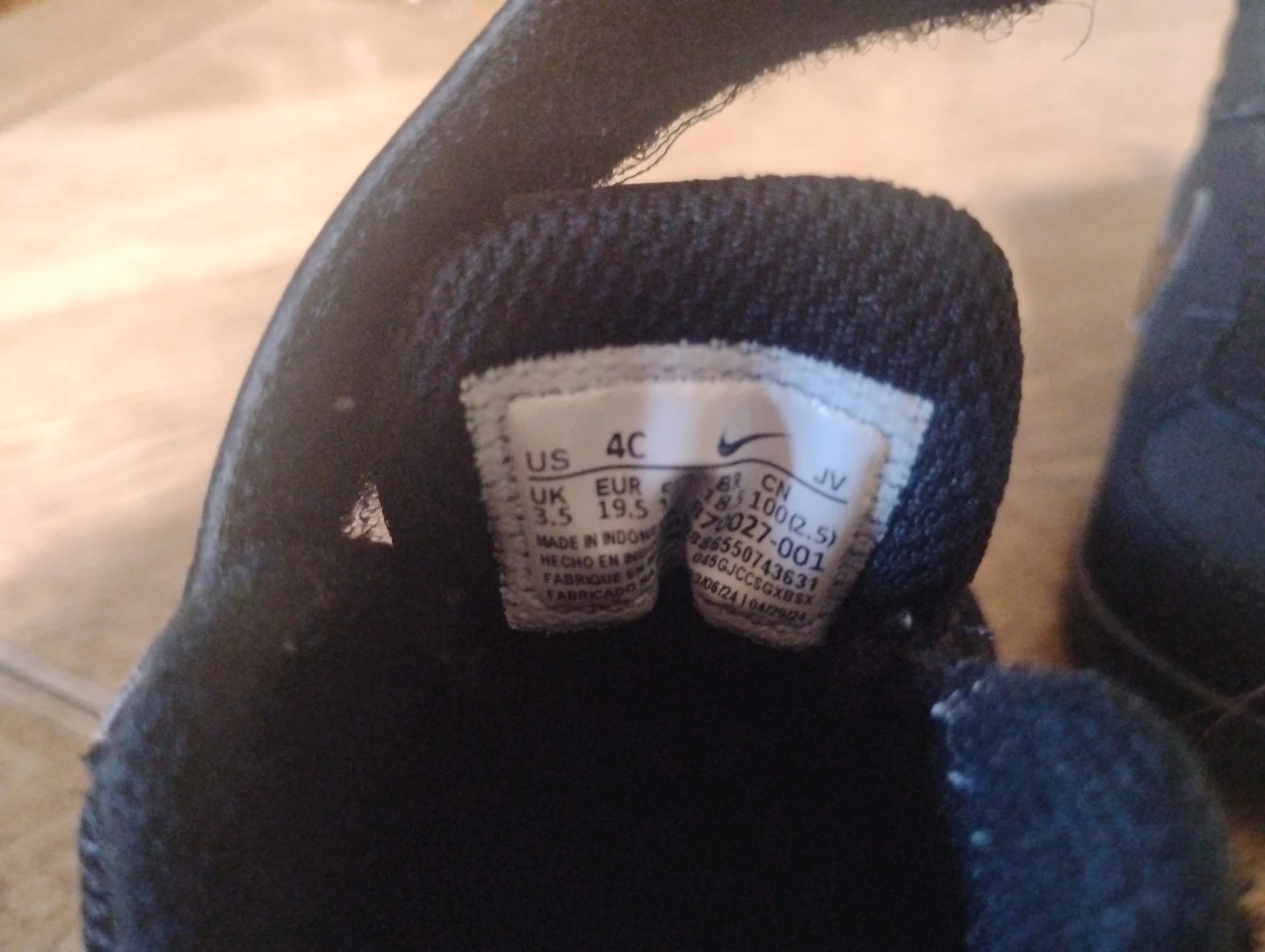 Nike Toddler Black High-Top Sneakers - photo 5