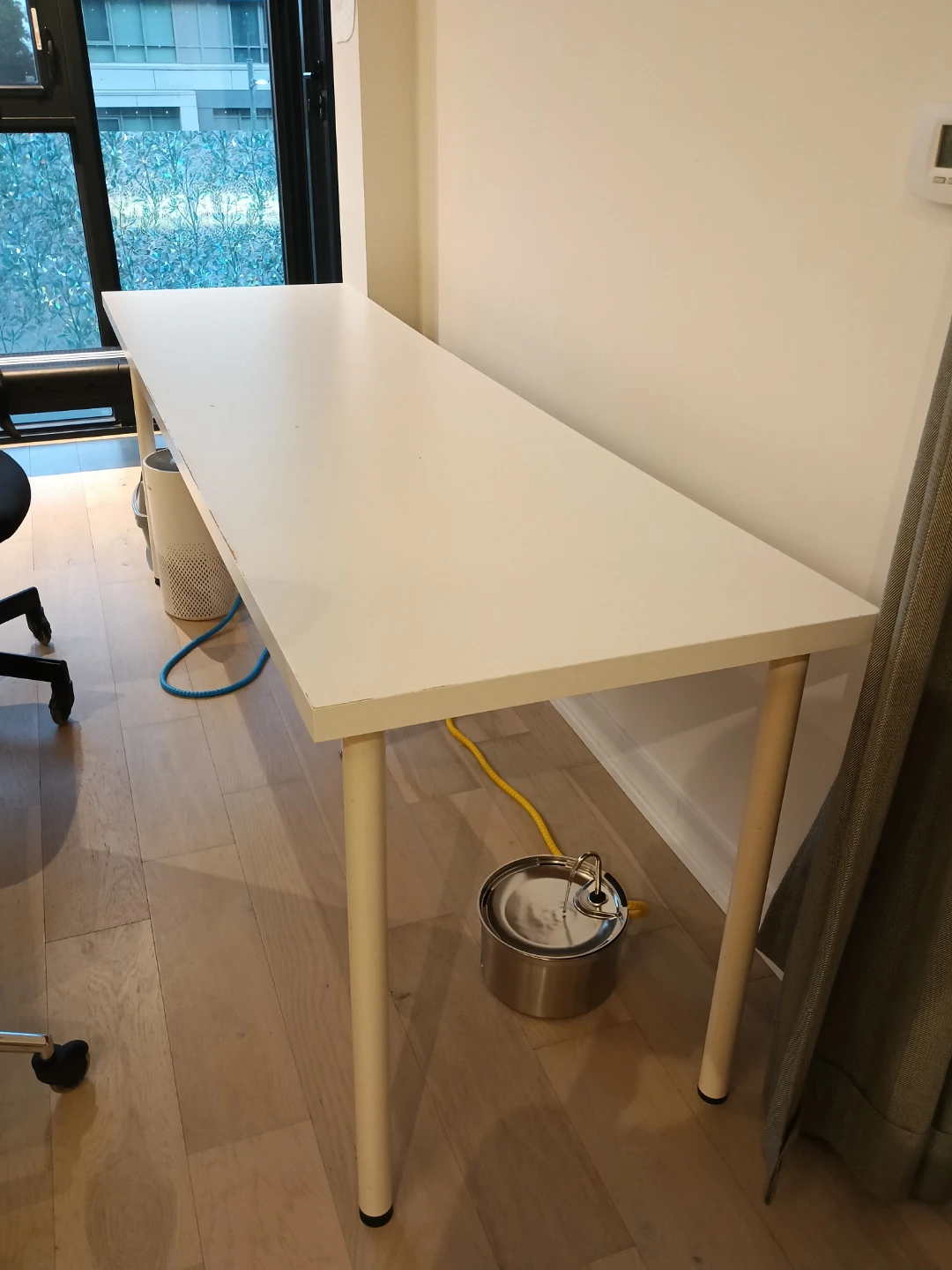 IKEA white long table