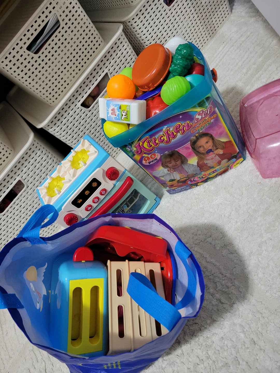 Toy Kitchen Set and Accessories