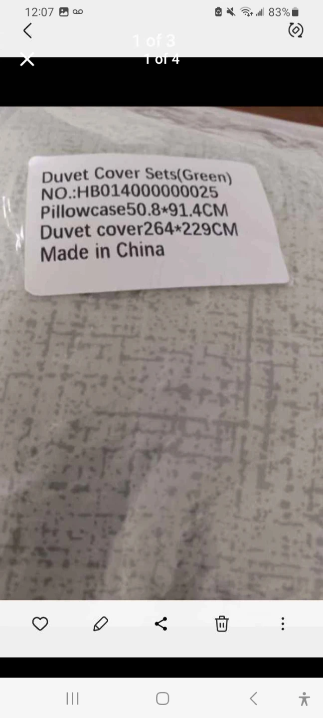 Green Duvet Cover Set new one packed