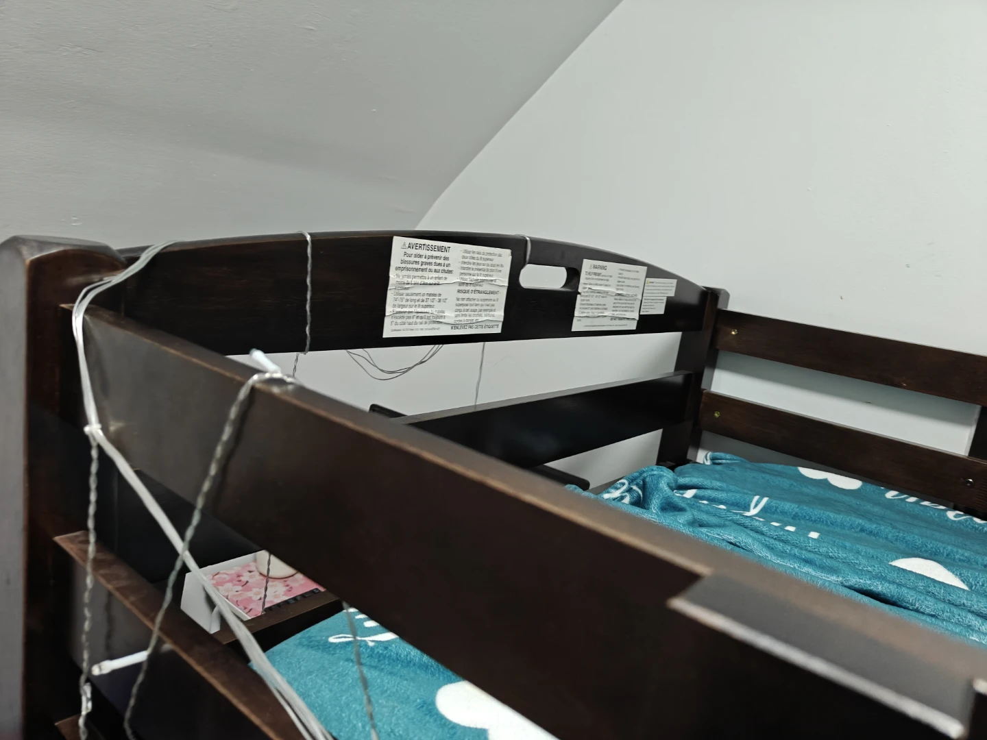 Darknew  Brown solid Wood  Bunk Bed move out sale - photo 3