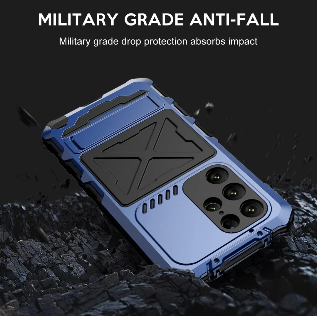 Blue Rugged Phone Case Galaxy S24 Ultra - photo 4