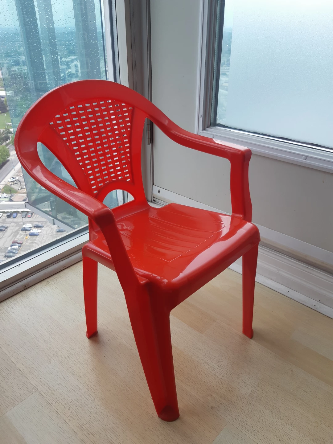 Red Plastic Chair