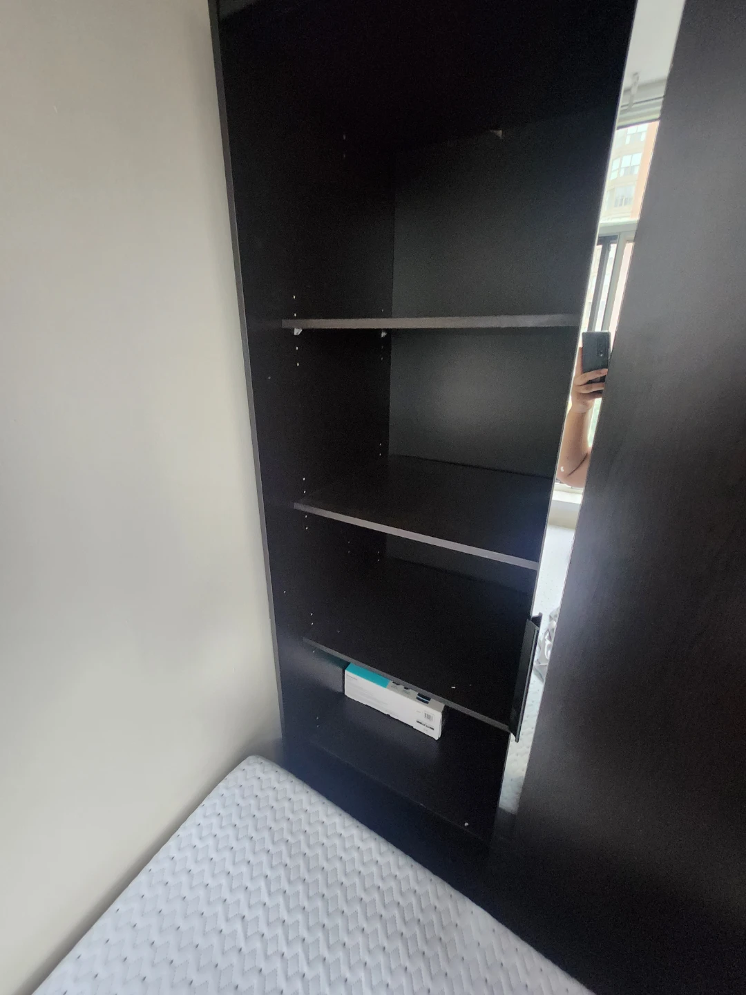 Black Closet with Sliding Doors ikea morvik - photo 2