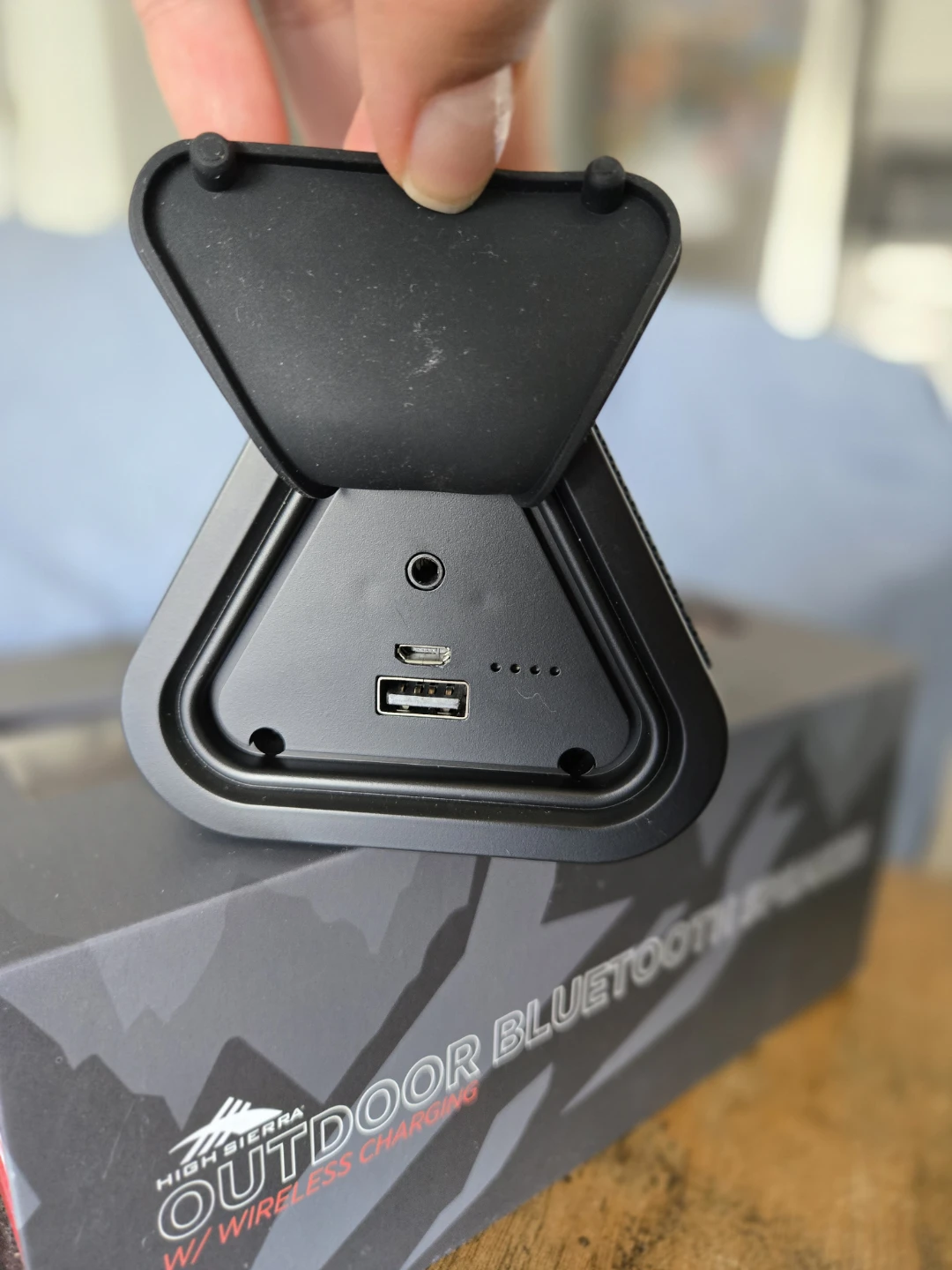 High Sierra Outdoor Bluetooth Speaker with Wireless Charging - photo 3