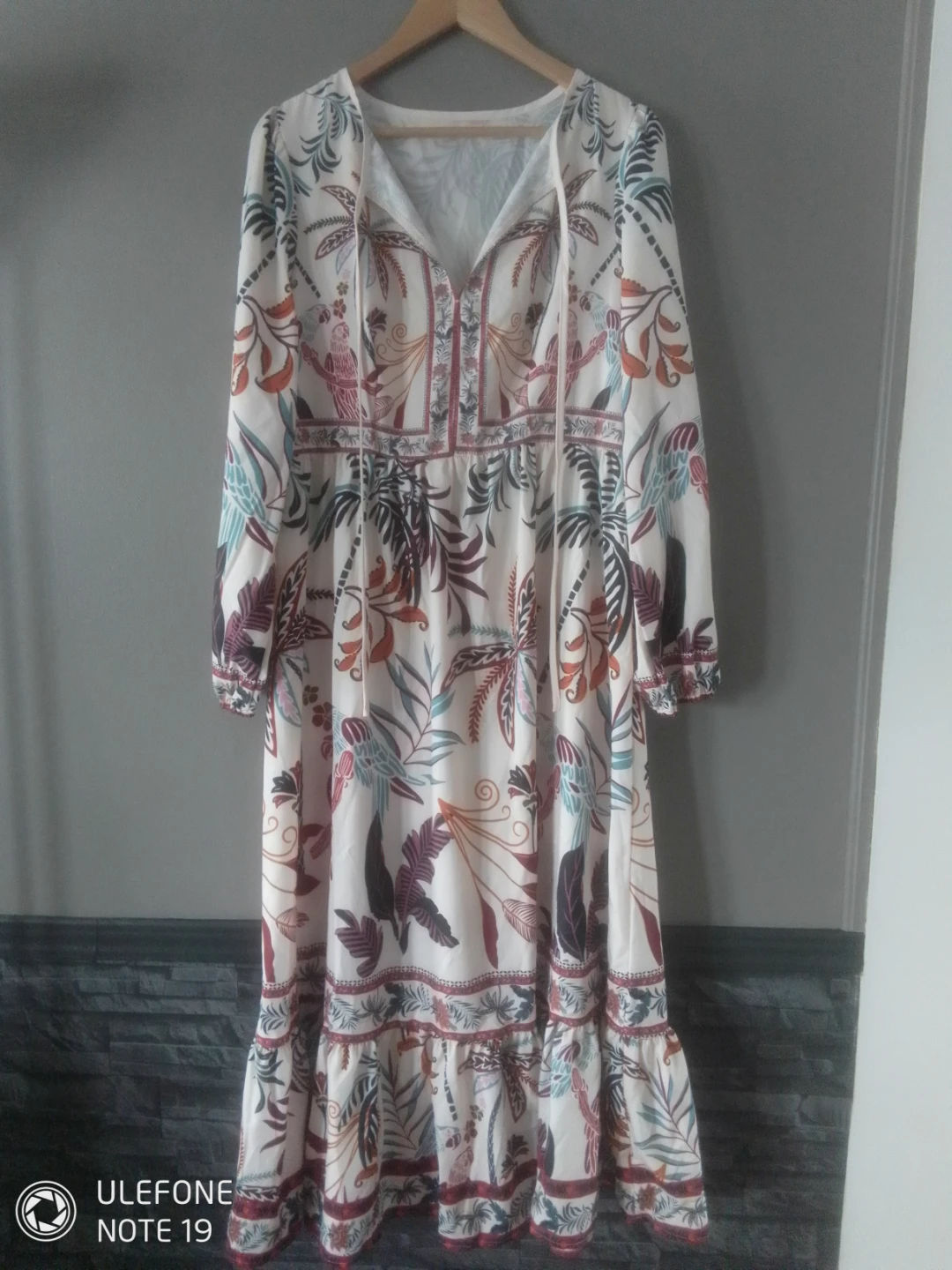 Women's Tropical Print Maxi Dress - photo 2