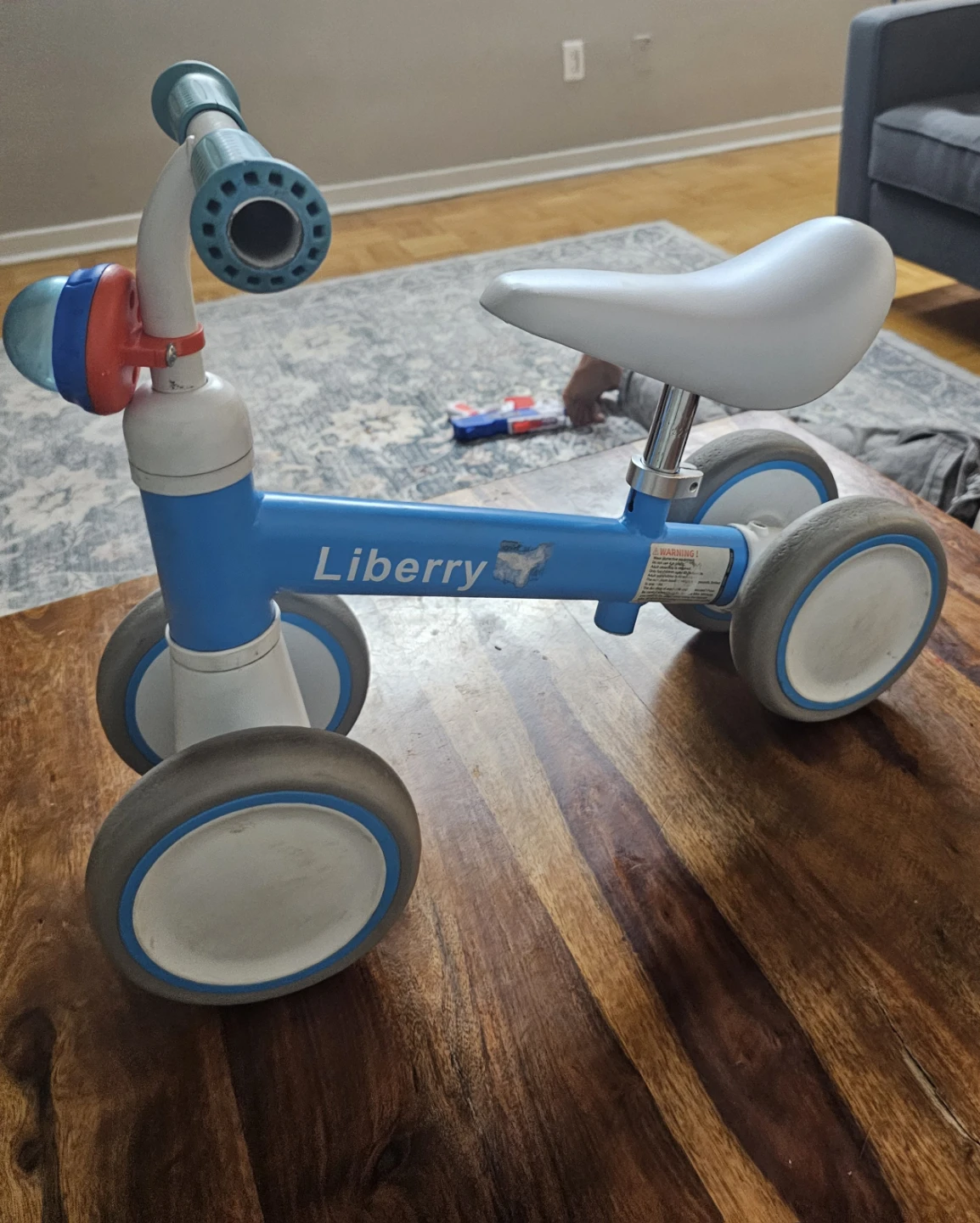 Liberty Blue 4-Wheel Balance Bike