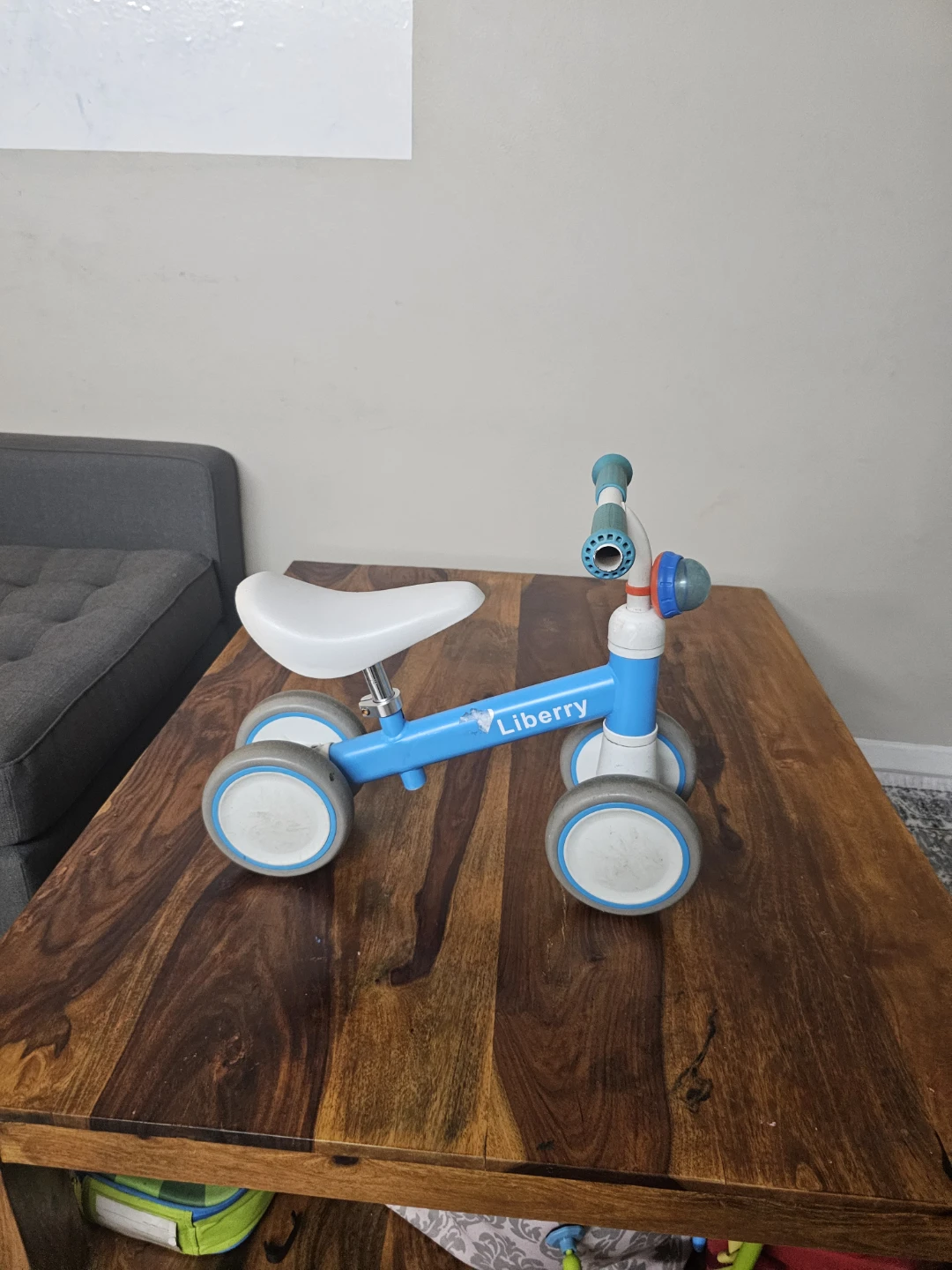 Liberty Blue 4-Wheel Balance Bike - photo 2
