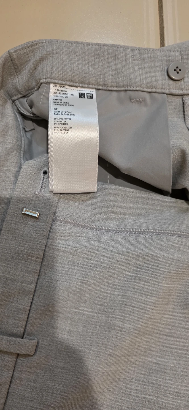 Uniqlo Women's Grey Smart Ankle Pants Size S - photo 4