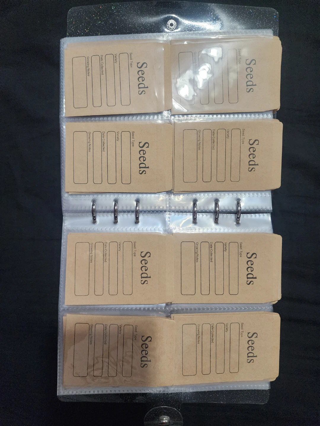 Seed Organizer Binder with Pouches - photo 2