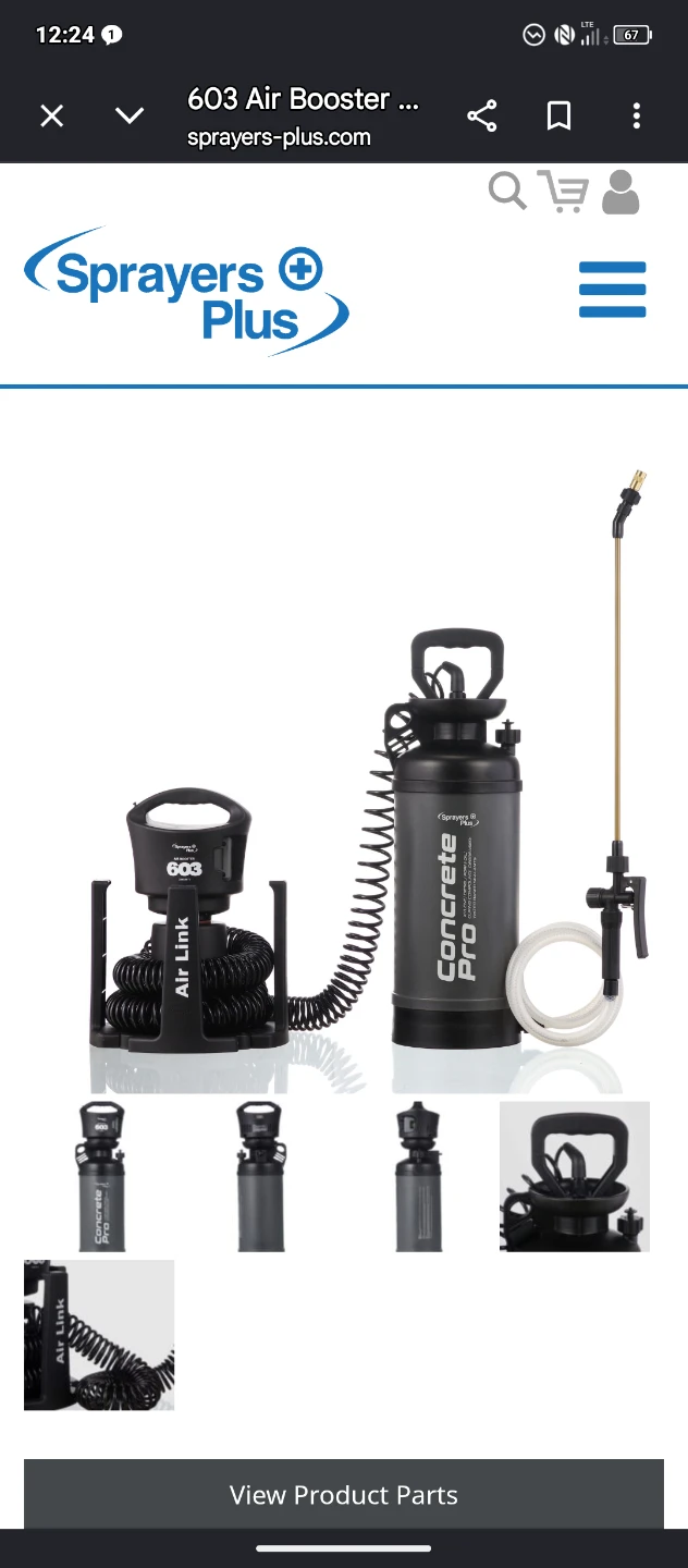Sprayers Plus 603 Air Booster Concrete Sprayer - photo 3