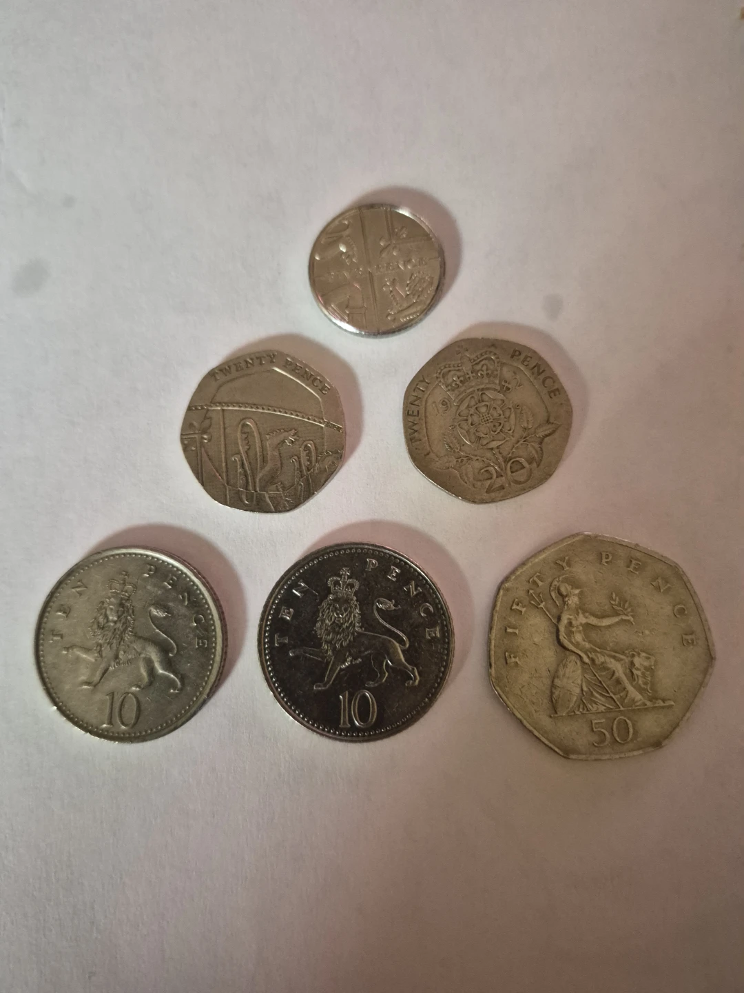Assorted UK Pence Coins
