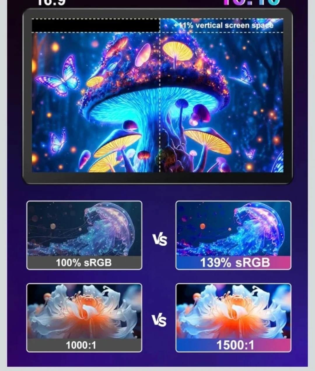 11" 2.5K Portable Monitor - photo 3