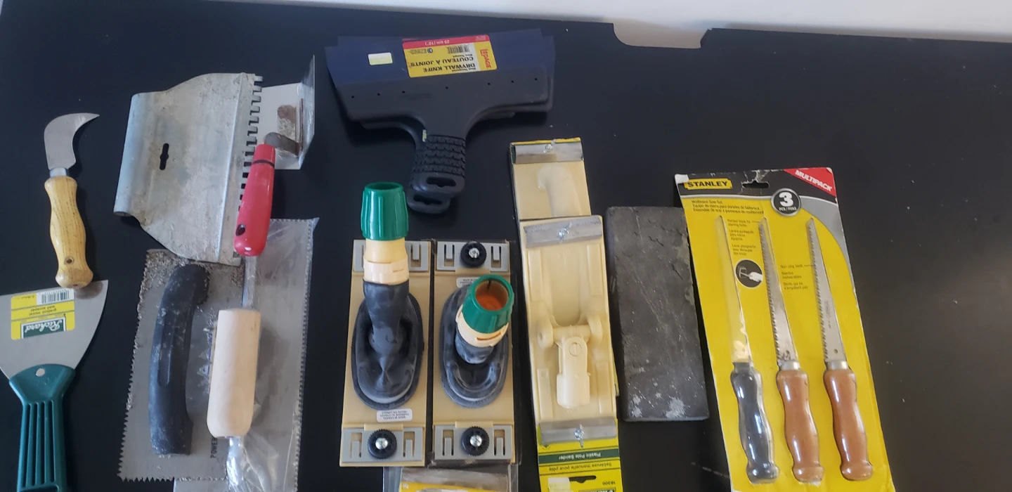 Miscellaneous drywall and plaster tools