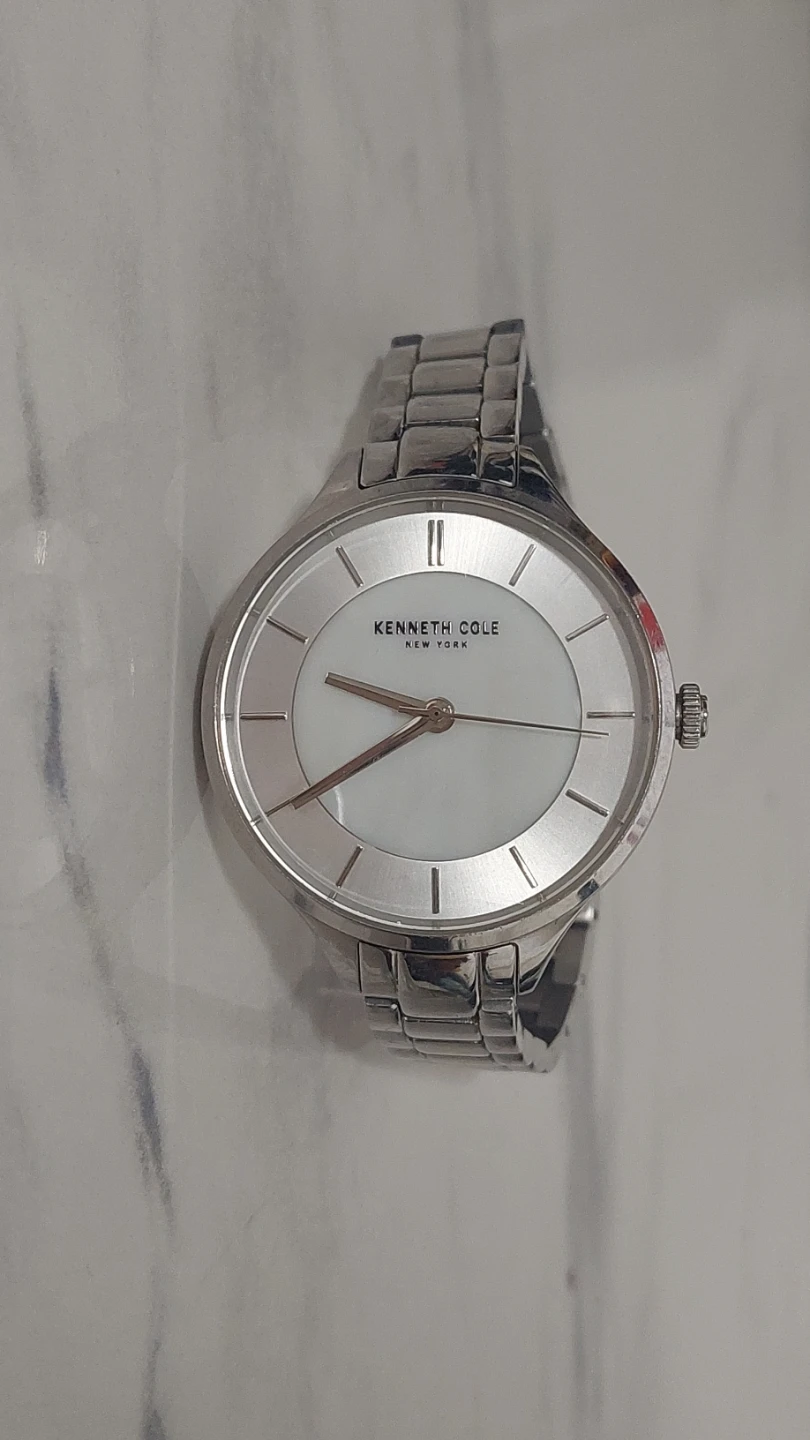 Kenneth Cole New York Silver Tone Watch