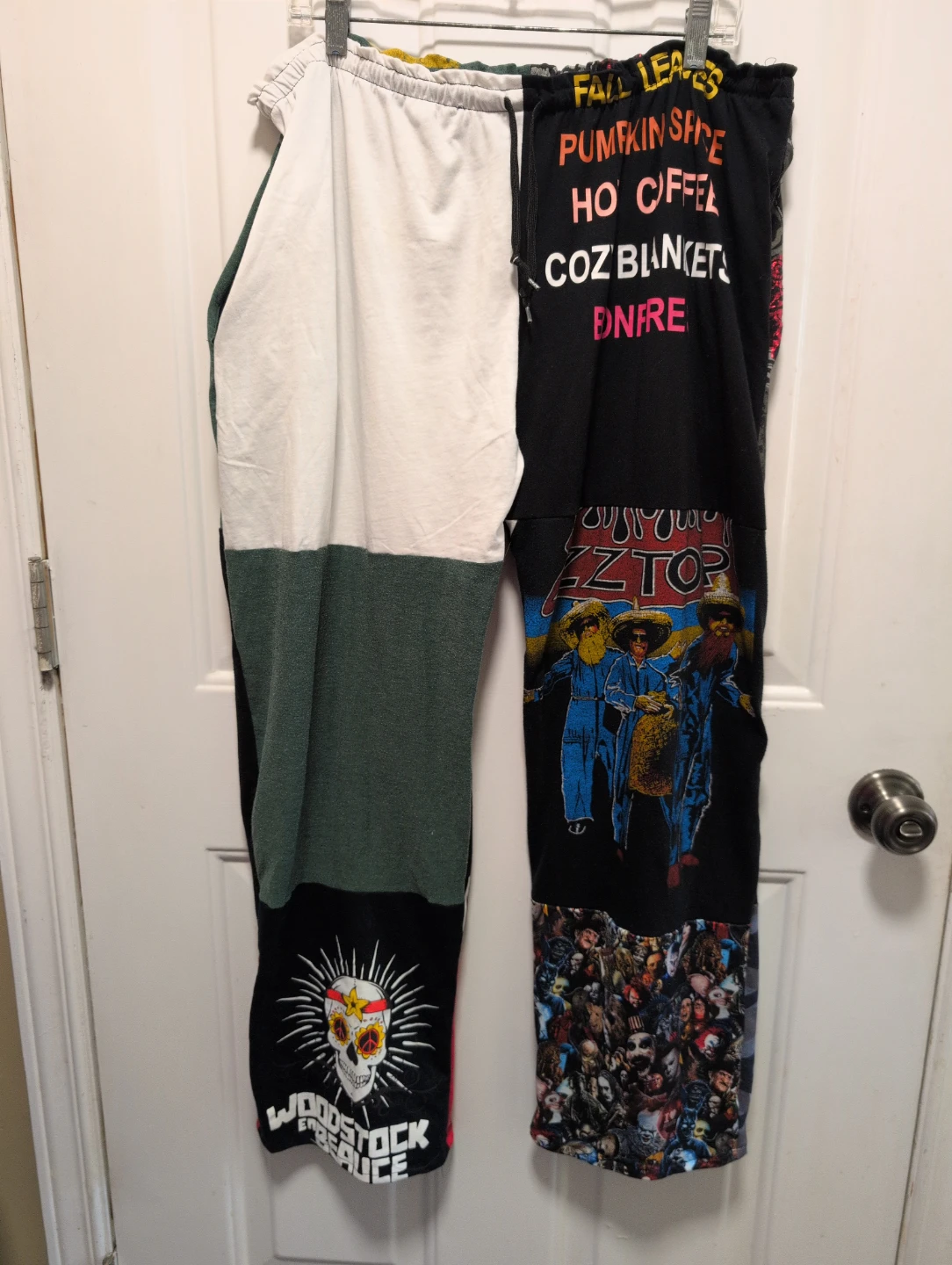 Patchwork Sweatpants Universal Studios Fall Vibes