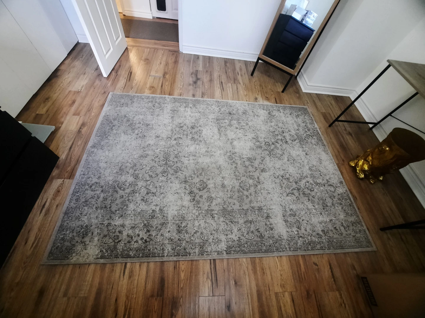 AREA RUG Distressed Pink and Grey - photo 2