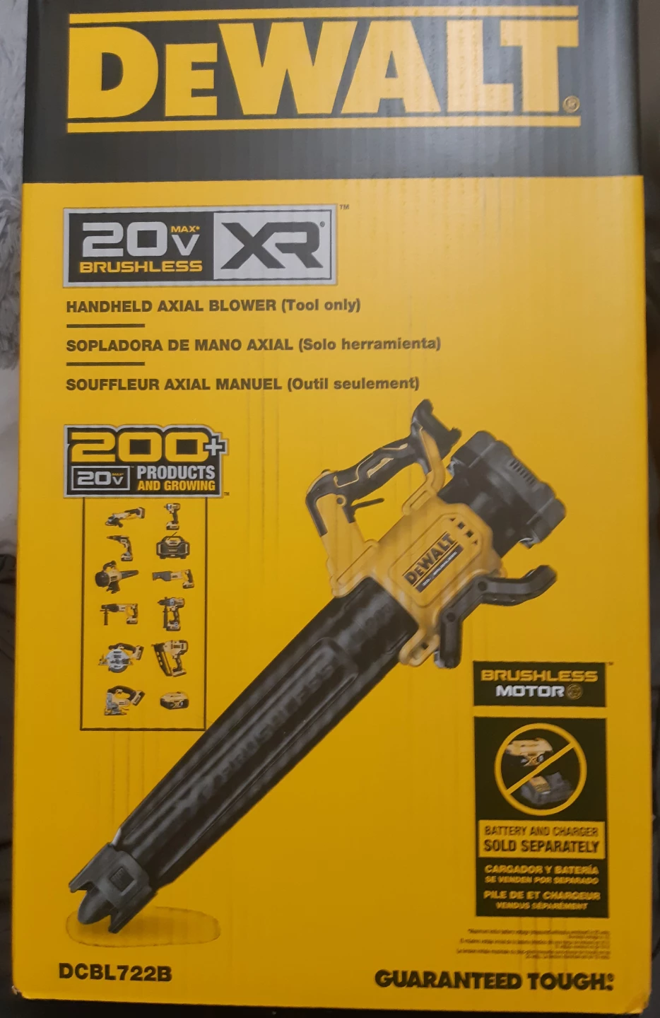 DEWALT 20V MAX XR Blower (Tool only) DCBL722B