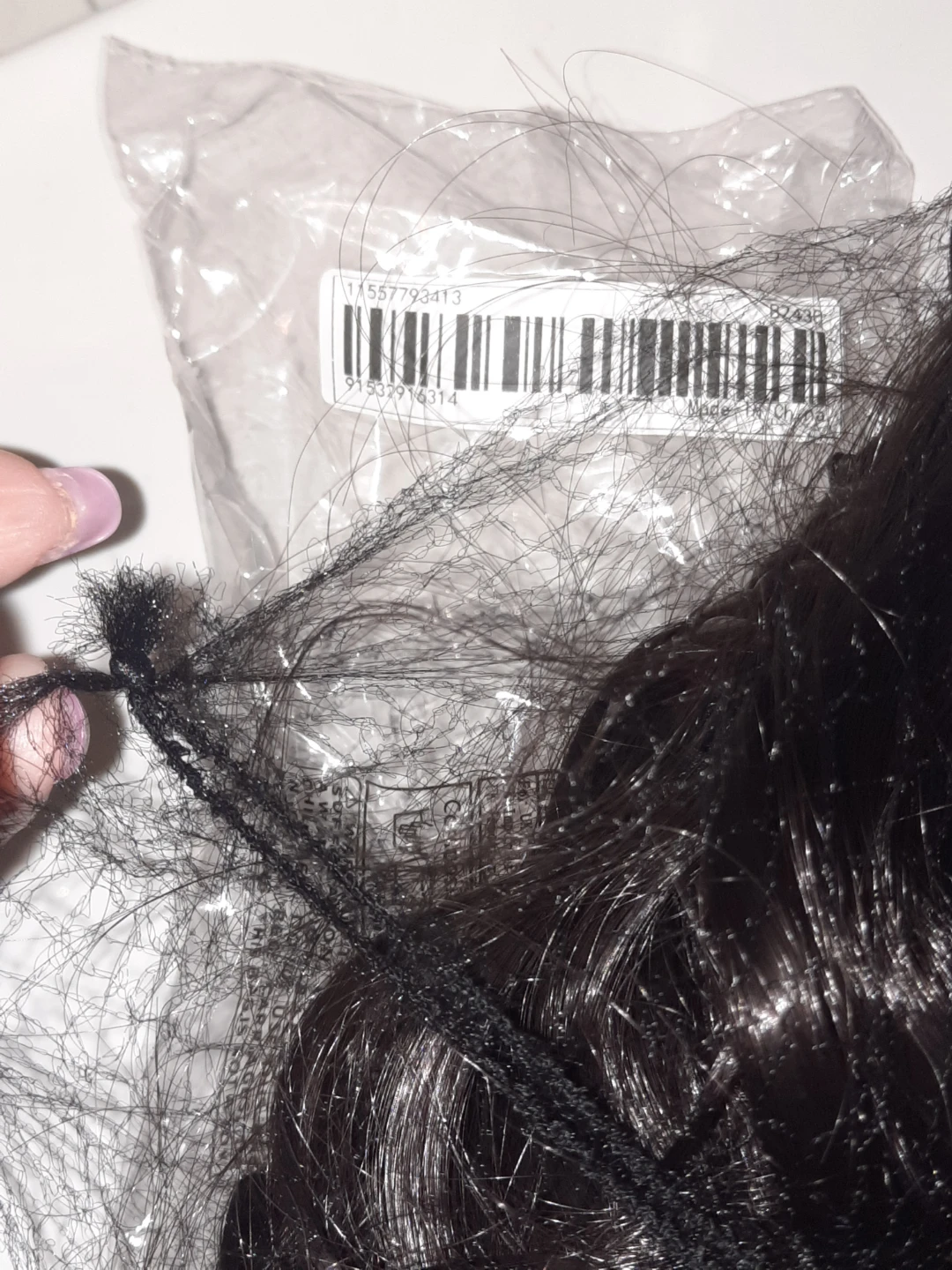 NWT Dark Brown Clip-in Hair Extension - Wavy - photo 5