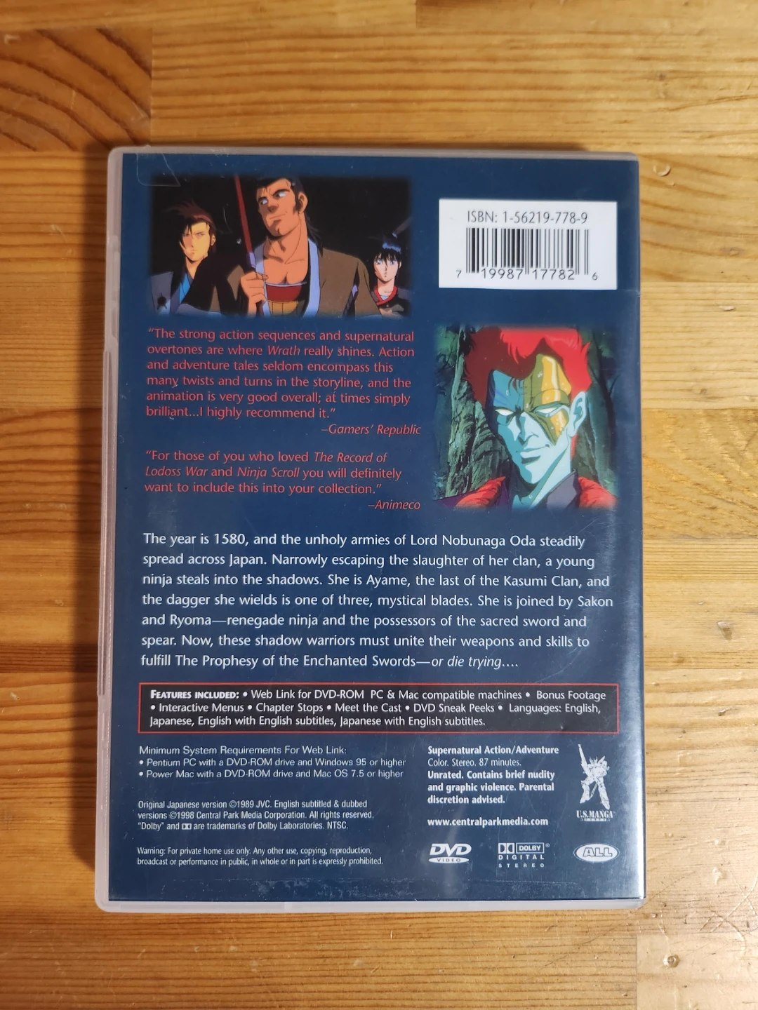Wrath of the Ninja: The Yotoden Movie DVD - photo 2