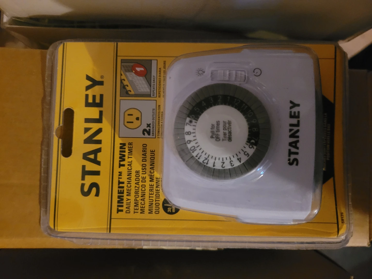 Stanley TIMEIT TWIN Daily Mechanical Timer
