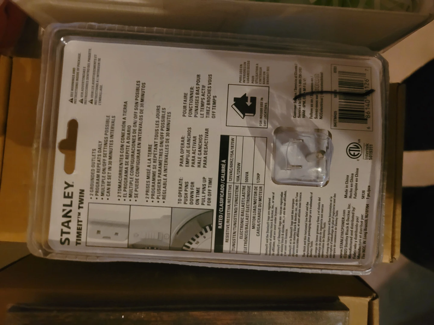Stanley TIMEIT TWIN Daily Mechanical Timer - photo 2