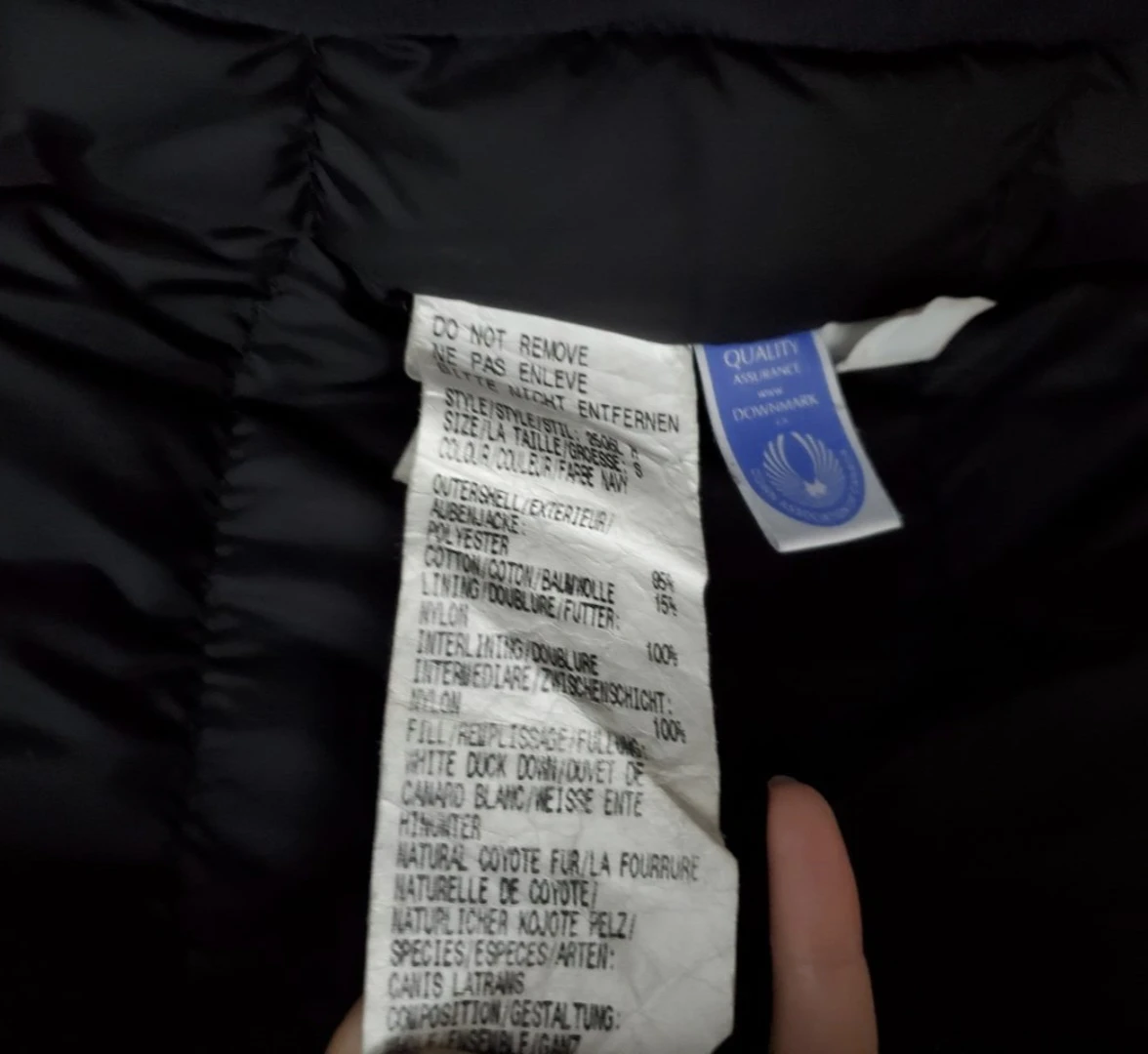 CANADA GOOSE  KENSINGTON PARKA NAVY BLUE SMALL - photo 3