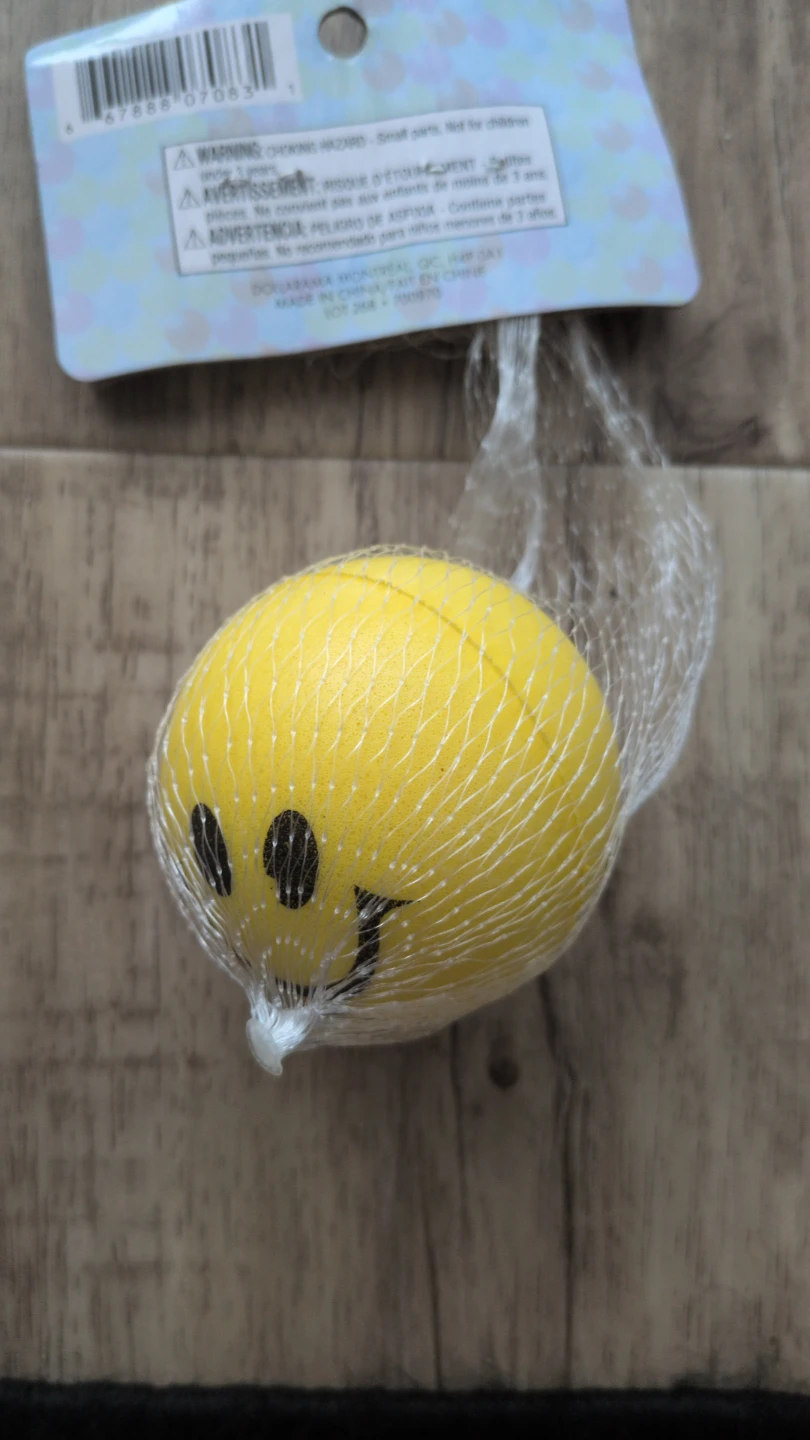 Montoy Squish Balls (Yellow Smiley Face)