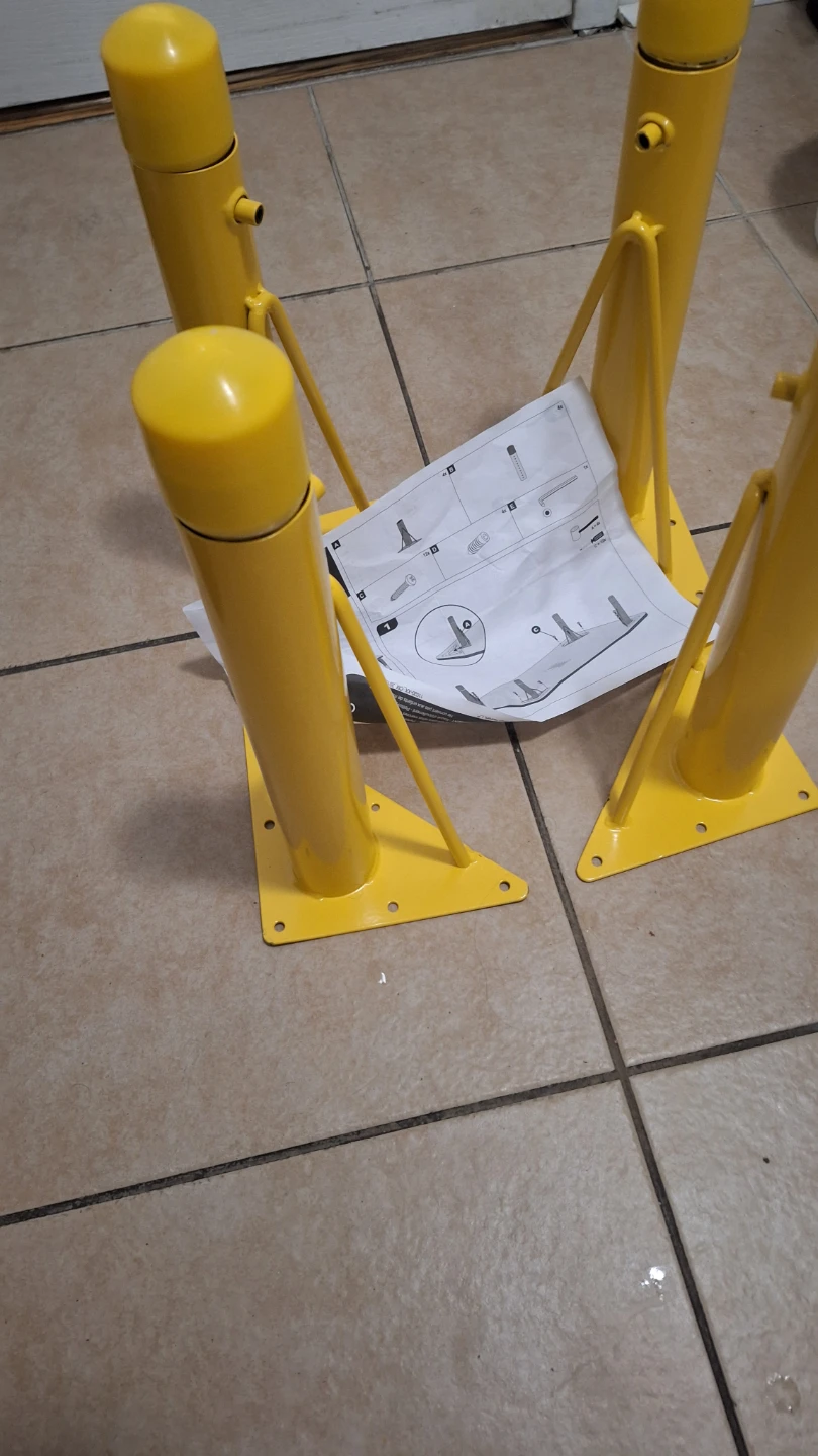 Yellow Adjustable Wheel Chocks - photo 2