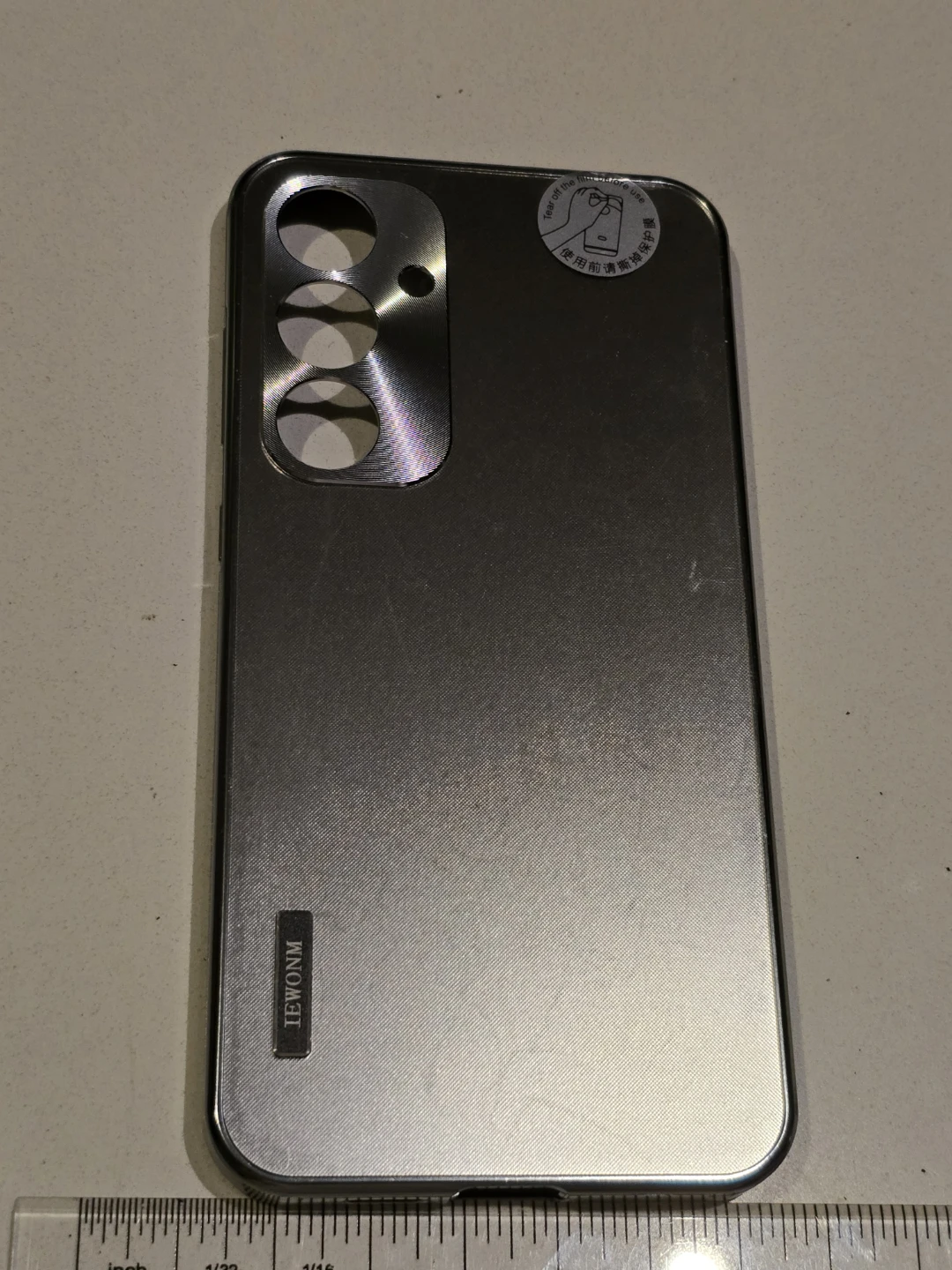 Matte Silver Phone Case for Samsung S24+