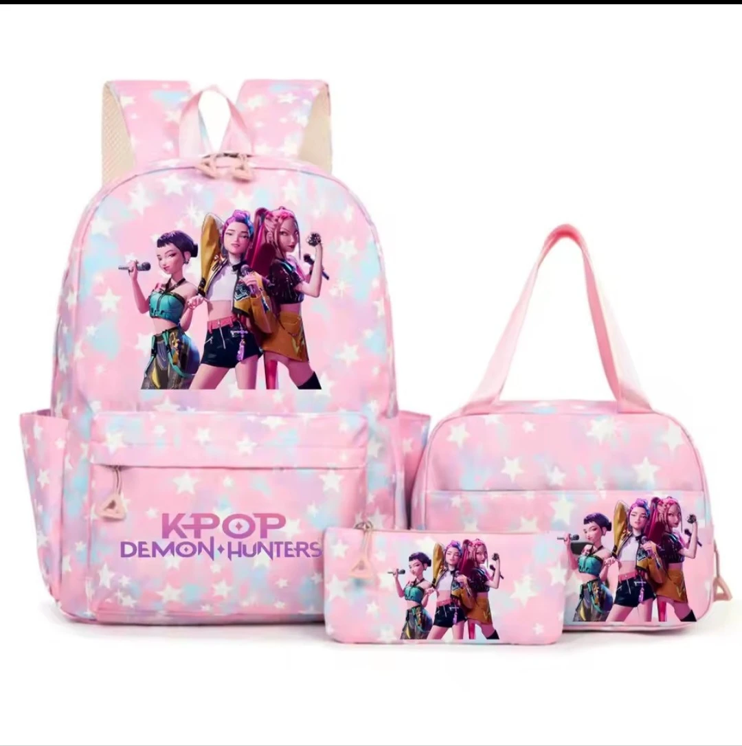 K-Pop Demon Hunters 3-Piece Backpack Set