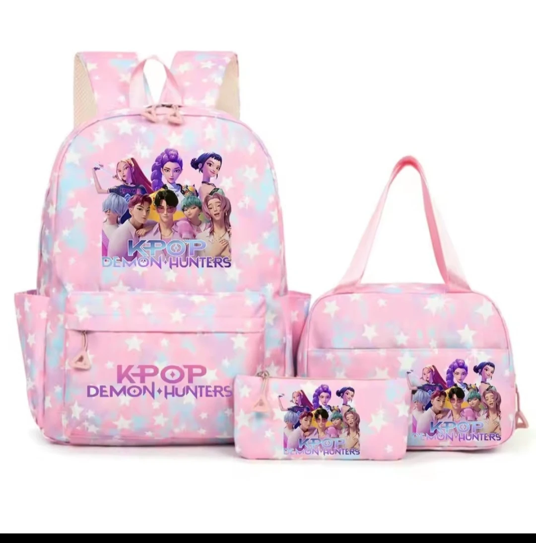 K-Pop Demon Hunters 3-Piece Backpack Set - photo 2