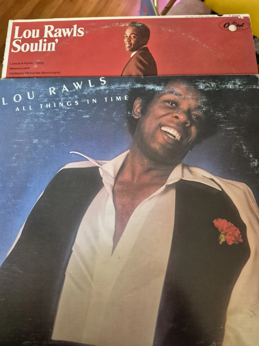 2 Lou Rawls Vinyl Records