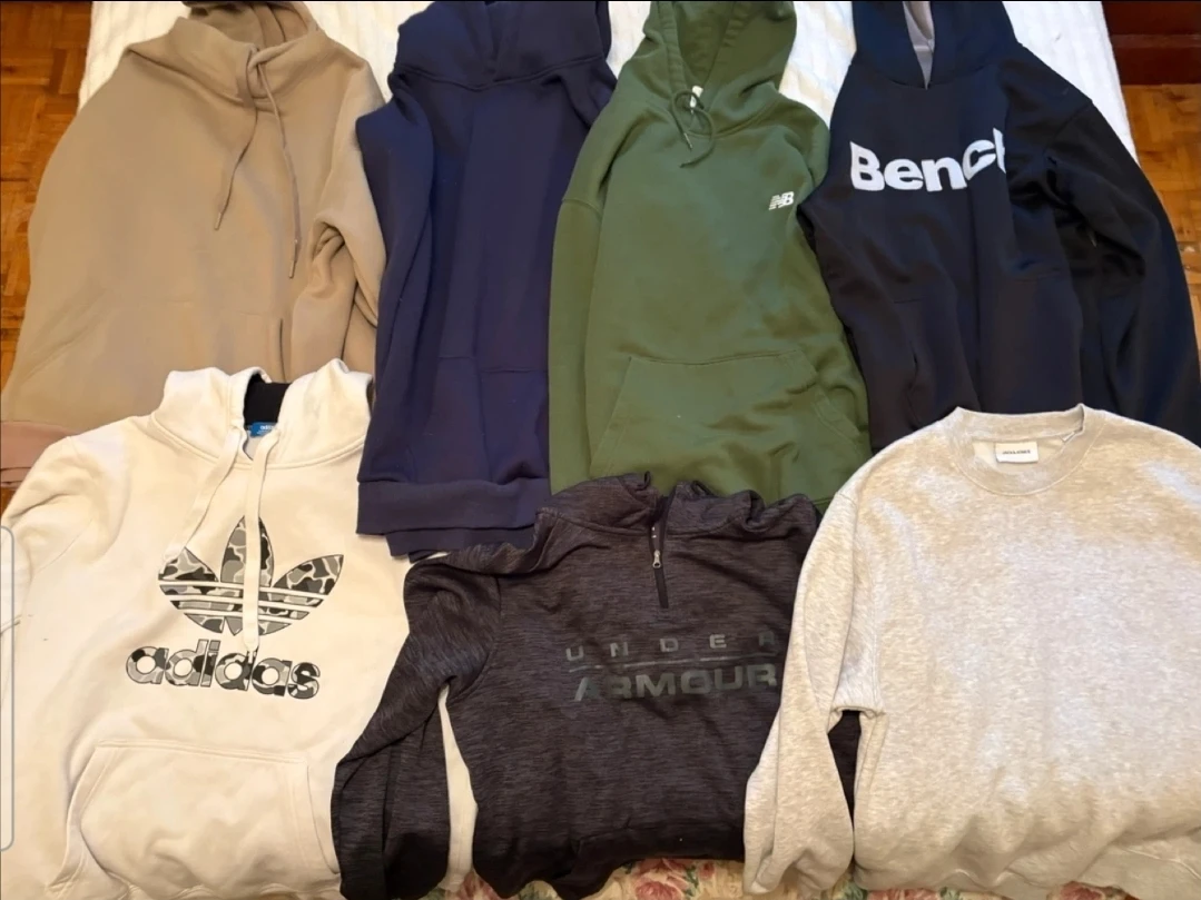 Bundle of 7 Hoodies and Sweatshirts