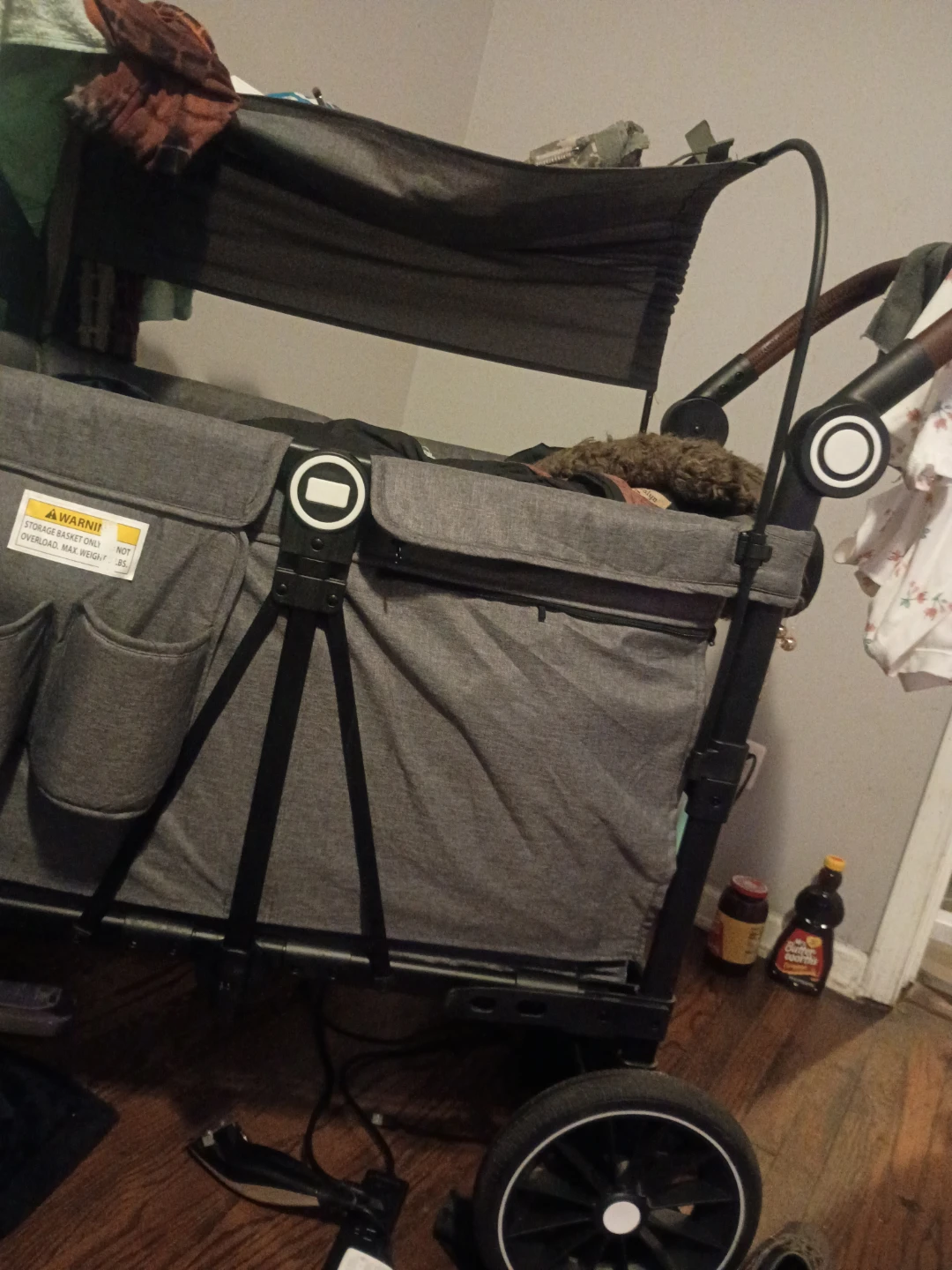 Gray Pull Wagon with Canopy - photo 2