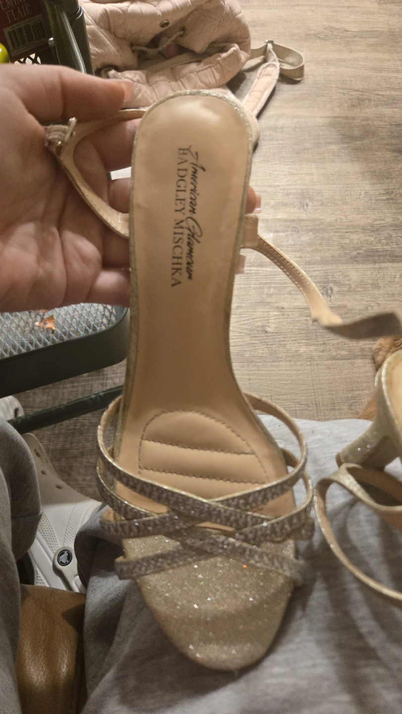 Badgley Mischka Women's Glitter Heels Size 8
