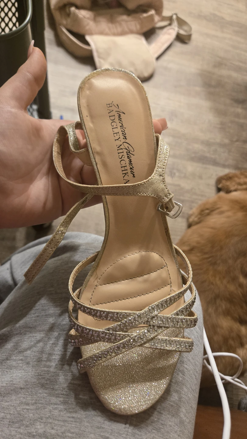 Badgley Mischka Women's Glitter Heels Size 8 - photo 4