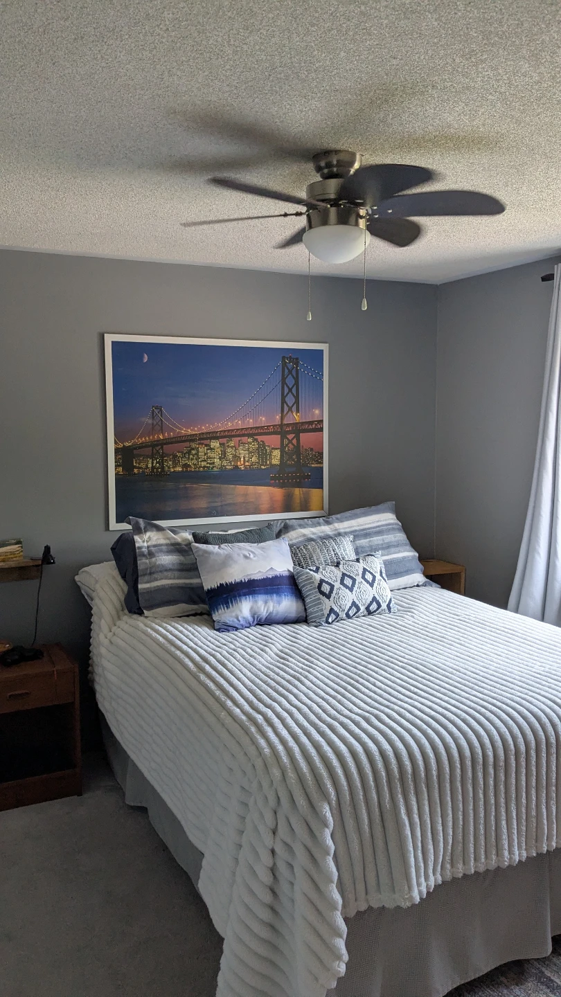 Framed San Francisco Bay Bridge Art - photo 2