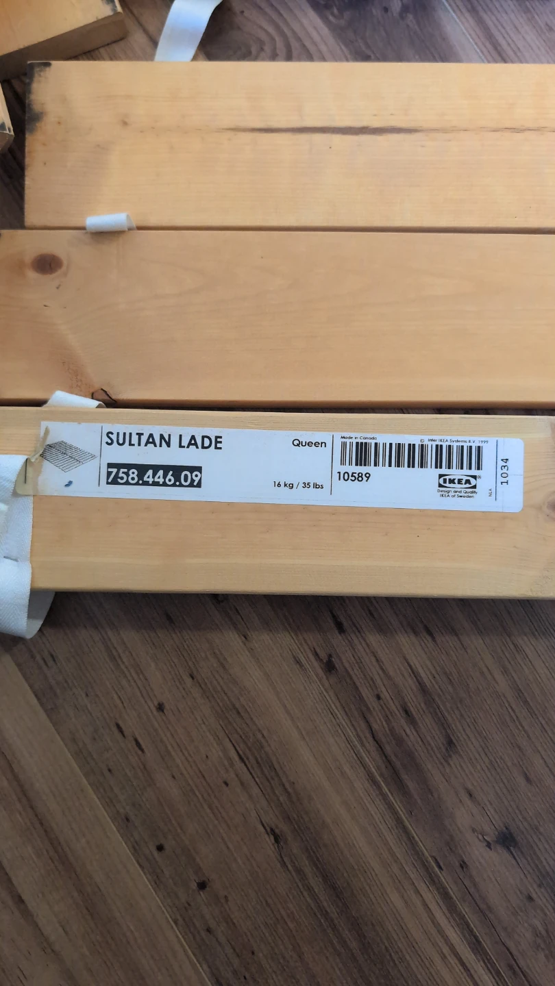 IKEA SULTAN LADE Queen Bed Slats - photo 2