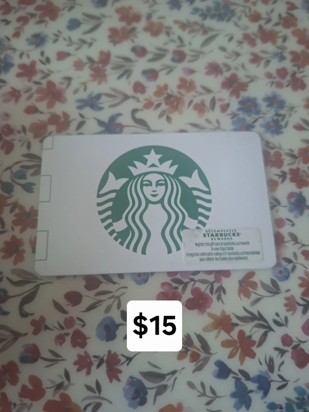 Starbucks $15 Gift Card