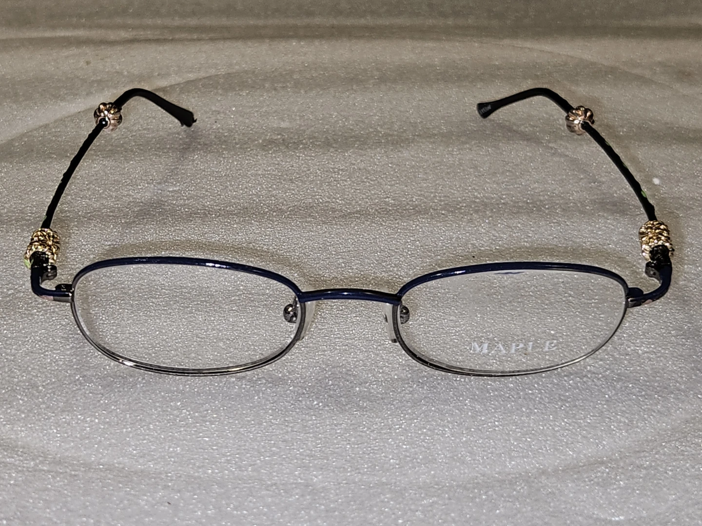 Maple Eyeglasses with Decorative Arms