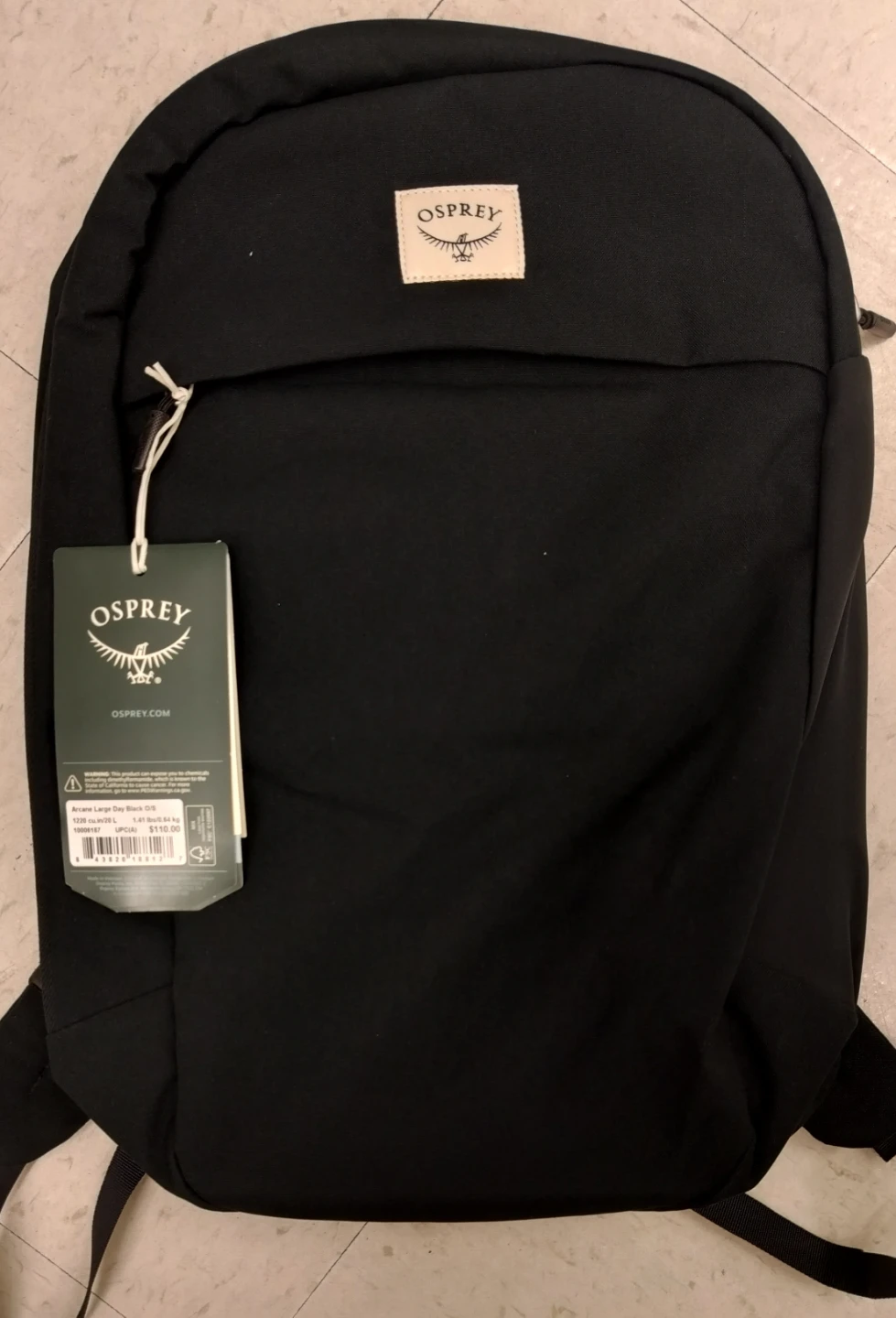Osprey Arcane Large Daypack Backpack - Black