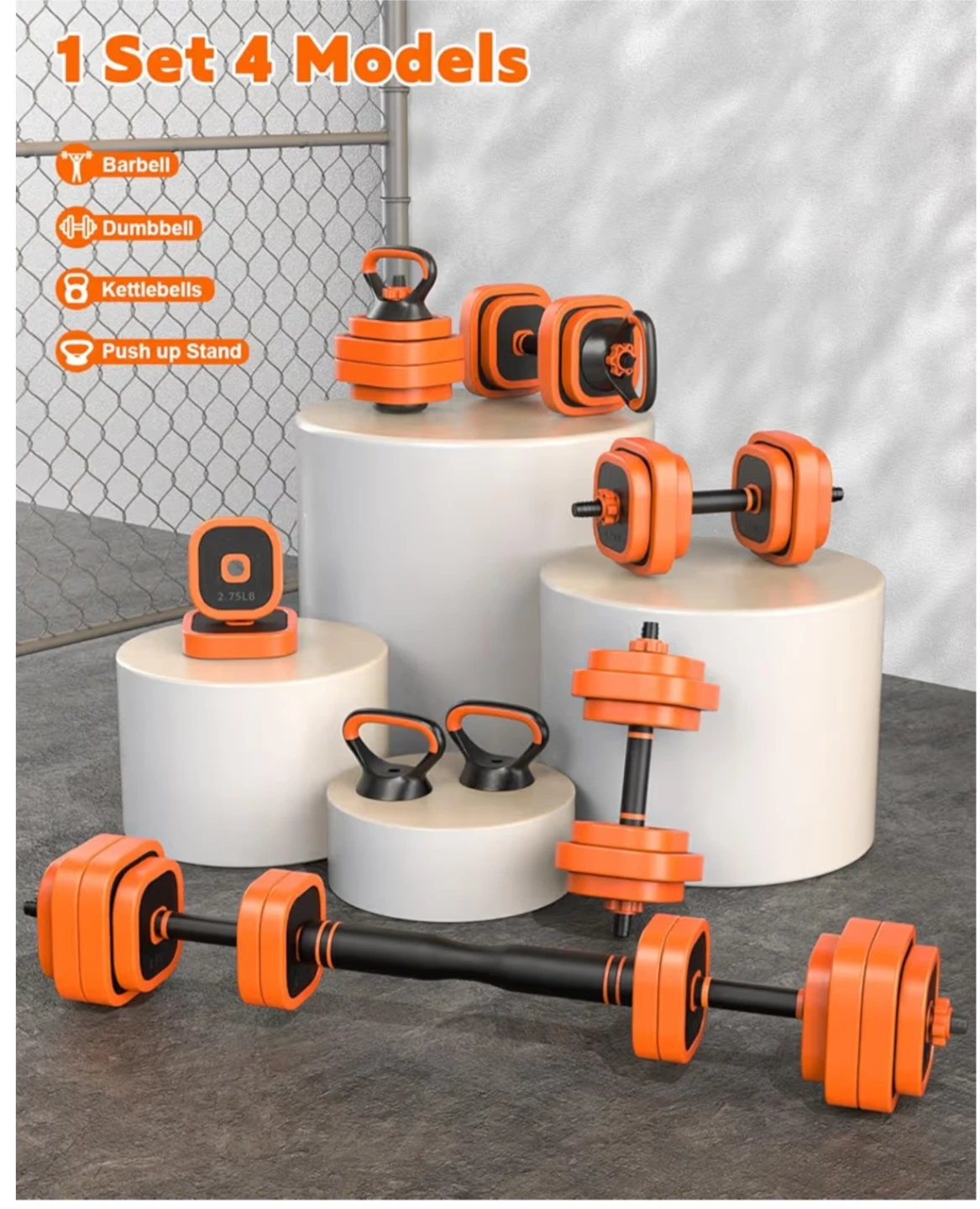 Adjustable Dumbbell Set 45 LBS - photo 2