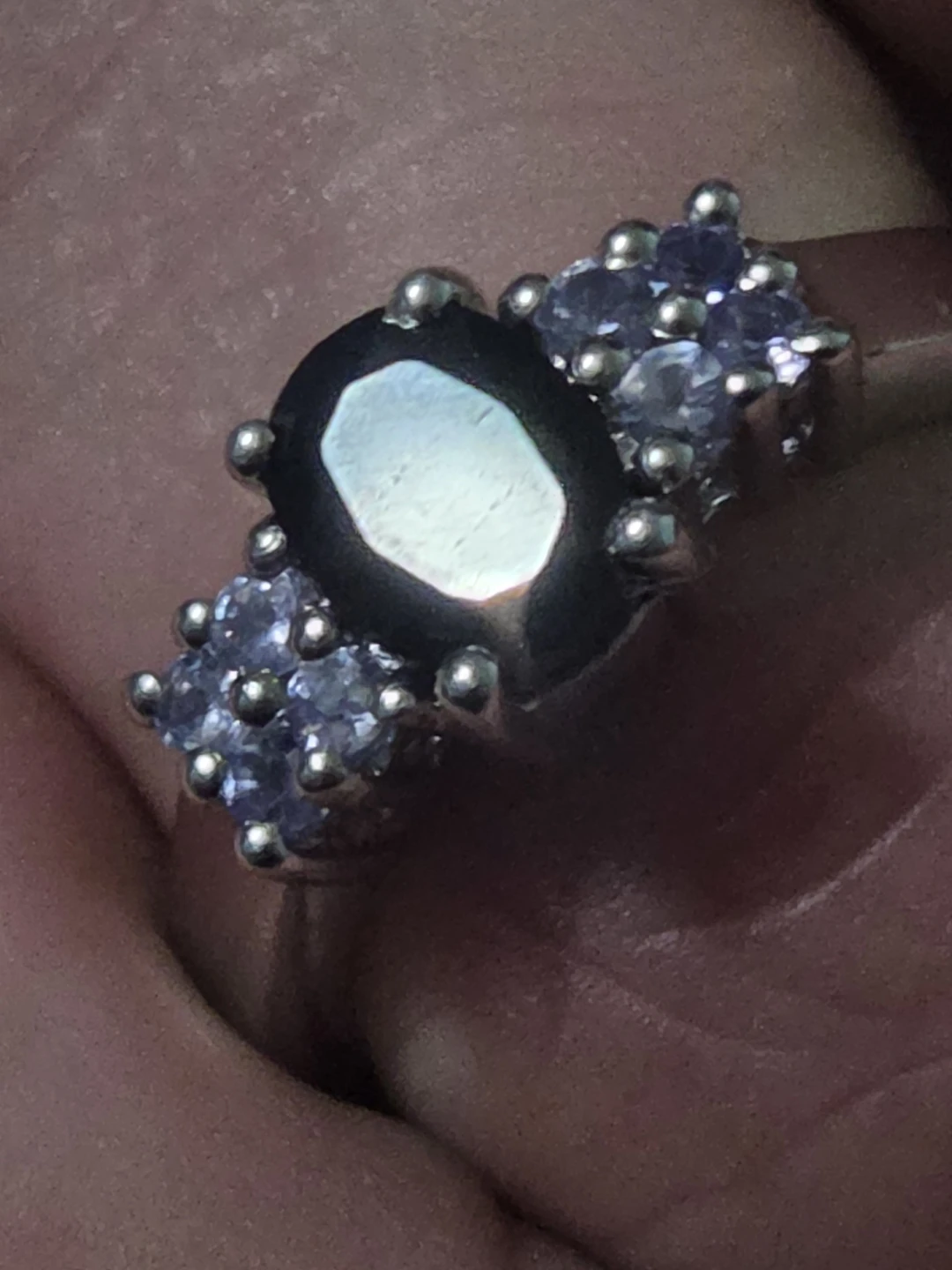 Sapphire and Tanzanite  soze 7 ring - photo 4