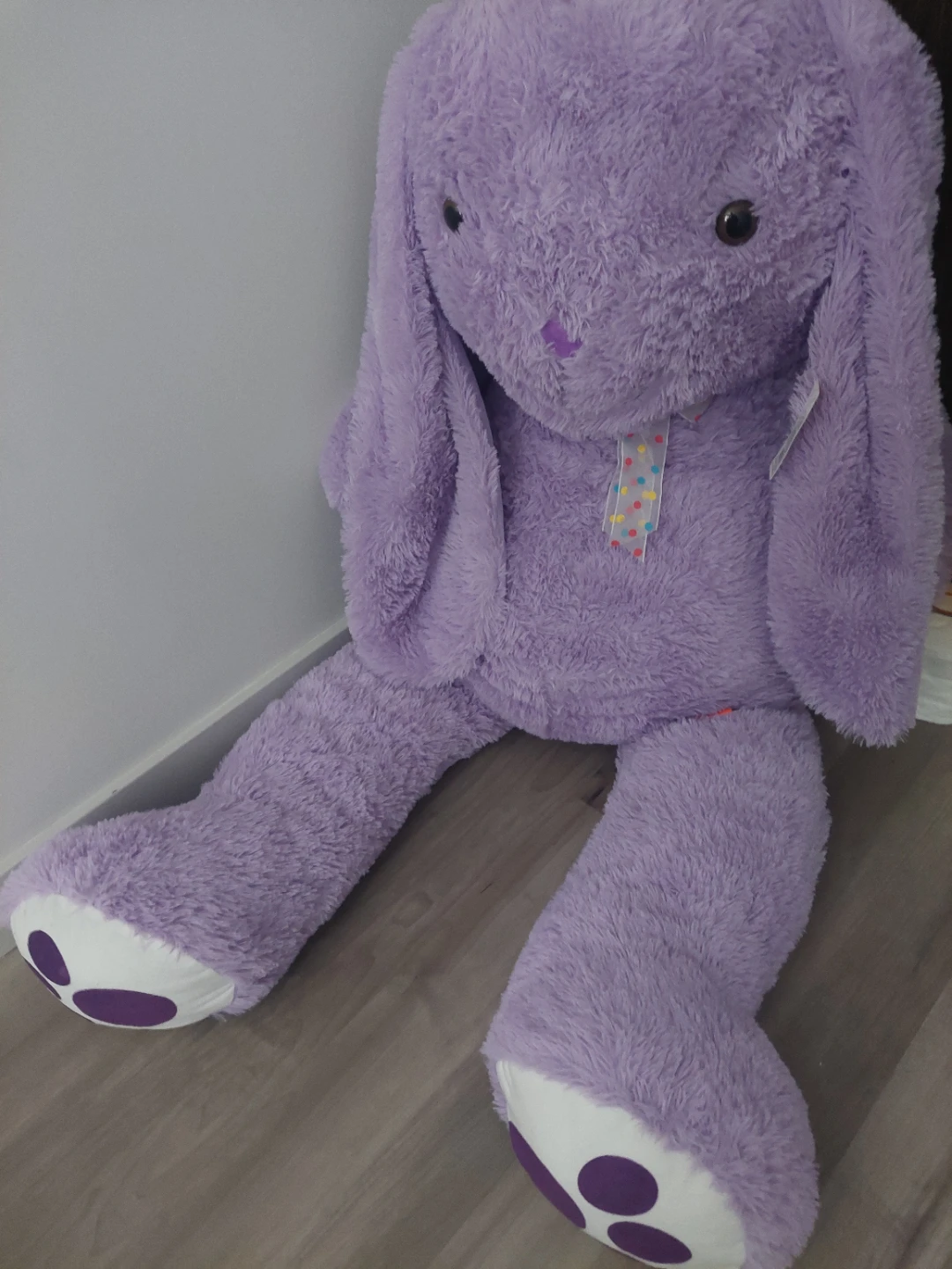 Moving sale Large Purple Plush Bunny