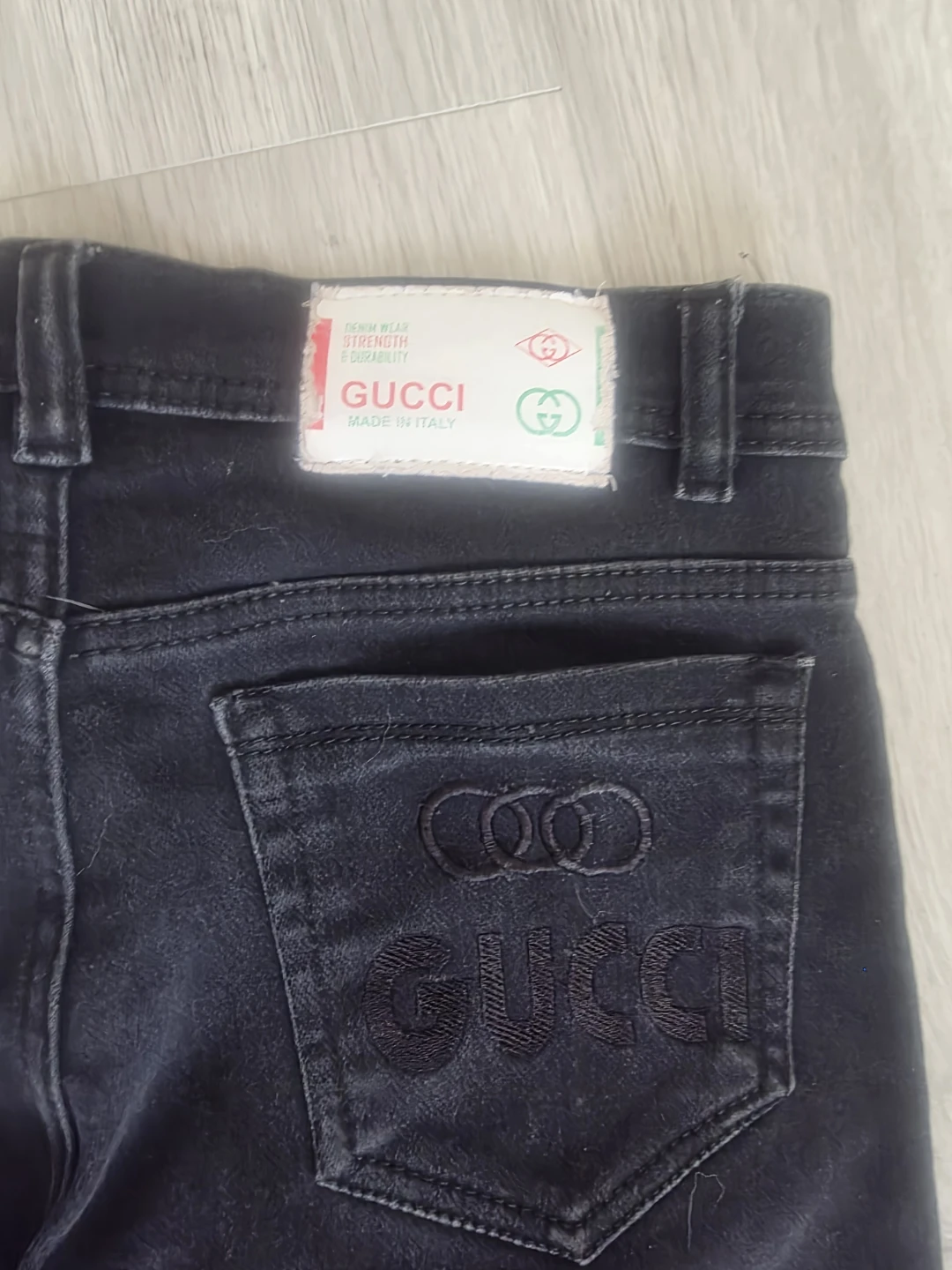 Black Gucci Jeans