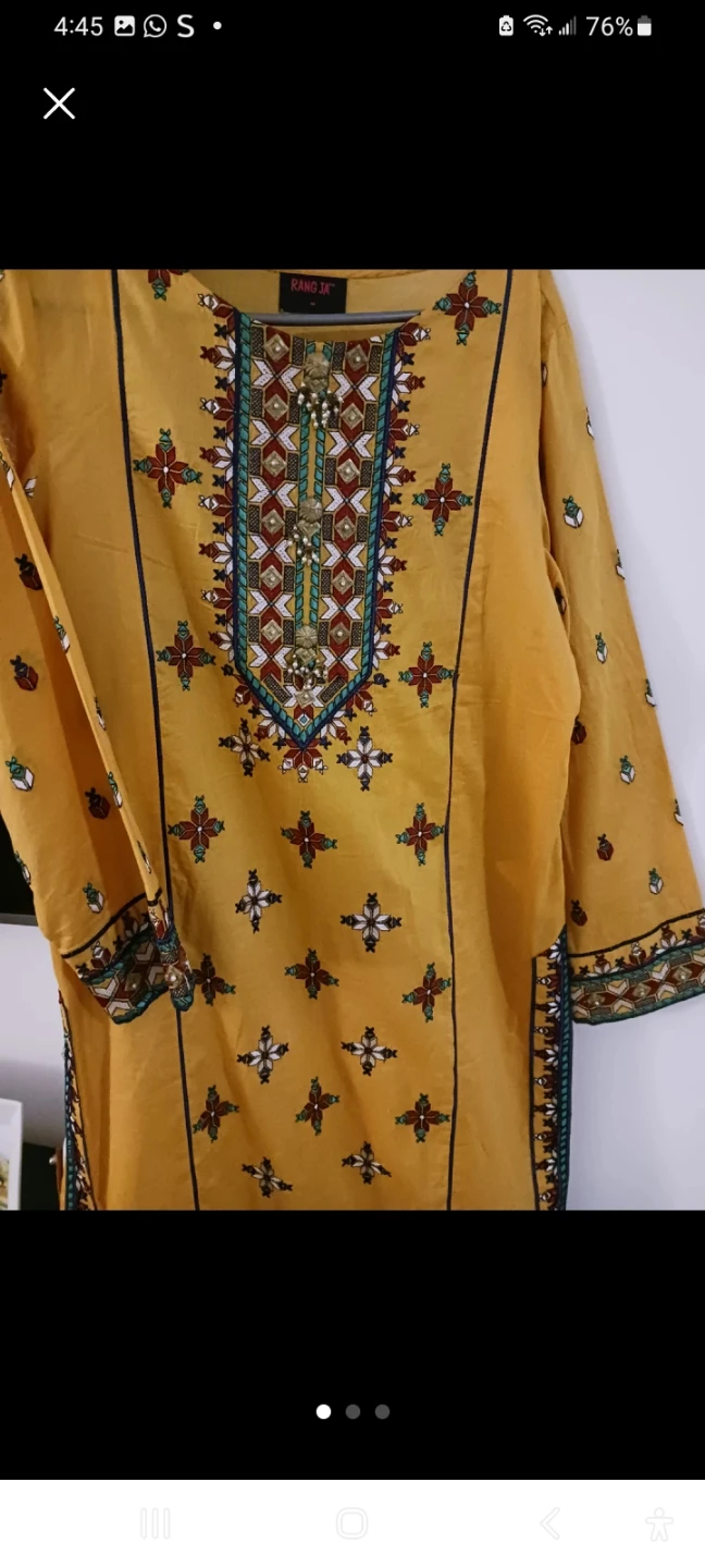 Traditional design shirt 1time use