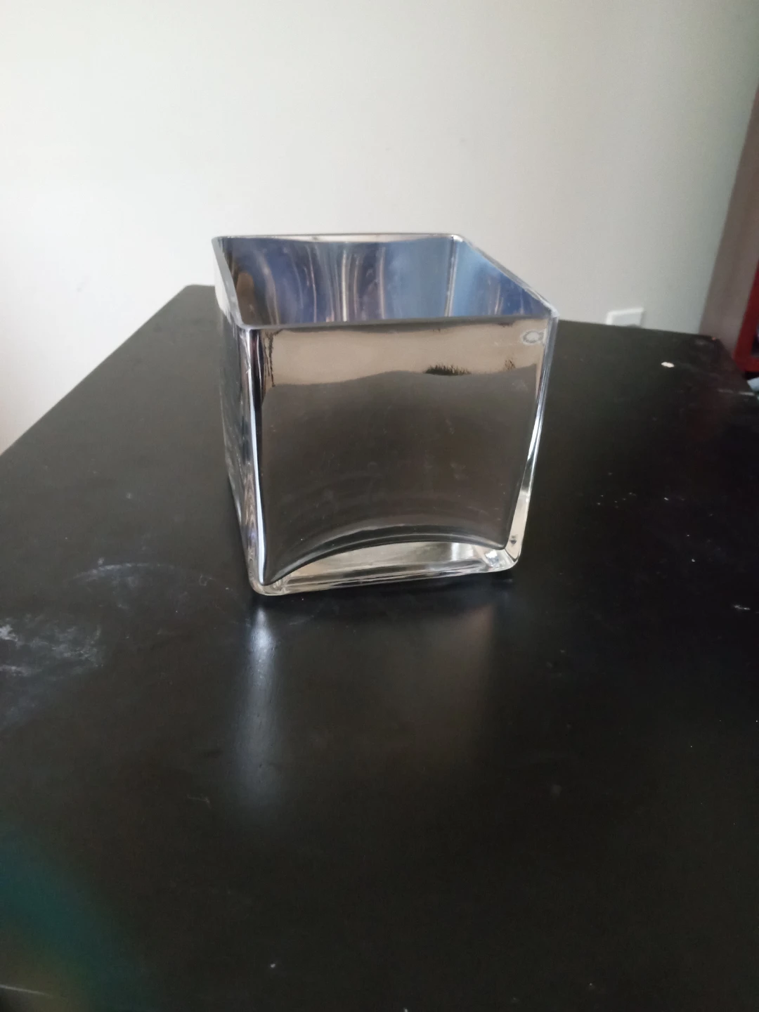 Glass Cube Vase