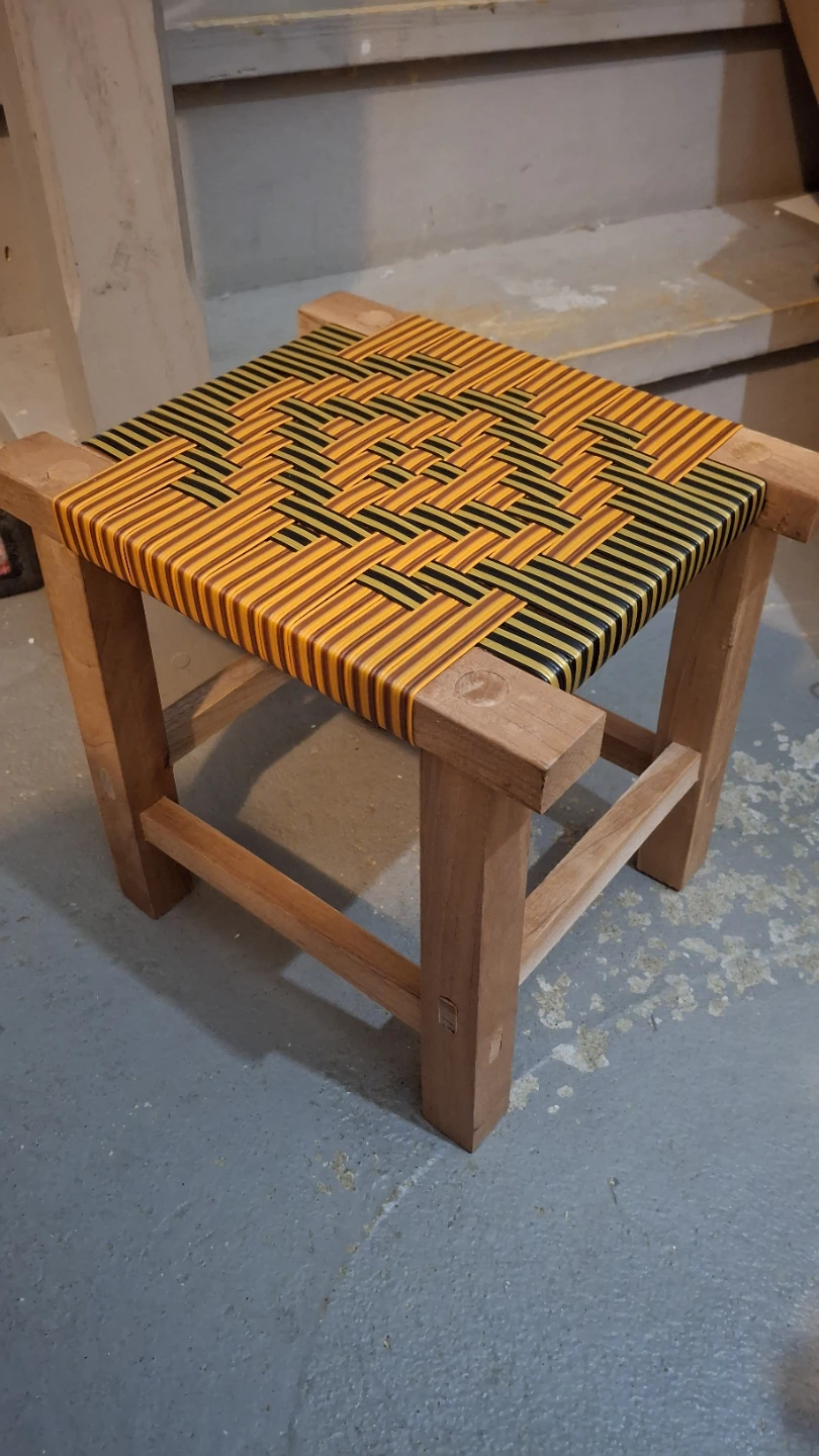 Woven Stool 25x32x30cm - photo 2