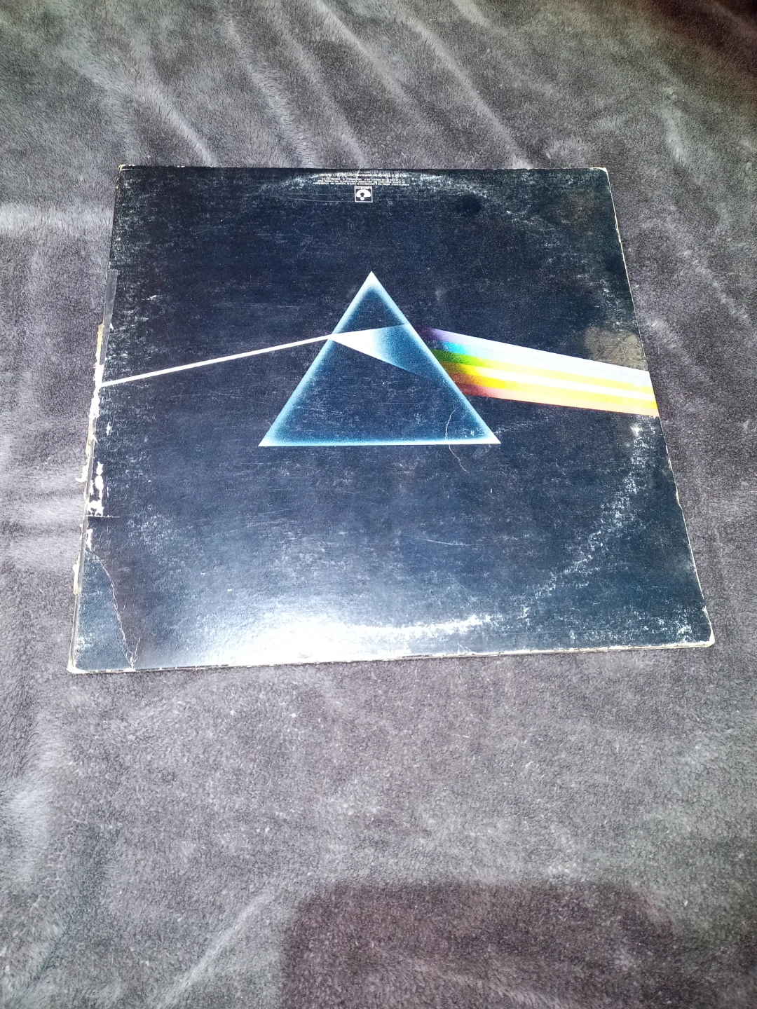 Pink Floyd Dark Side Of The Moon Record With 2 Posters & Sticker